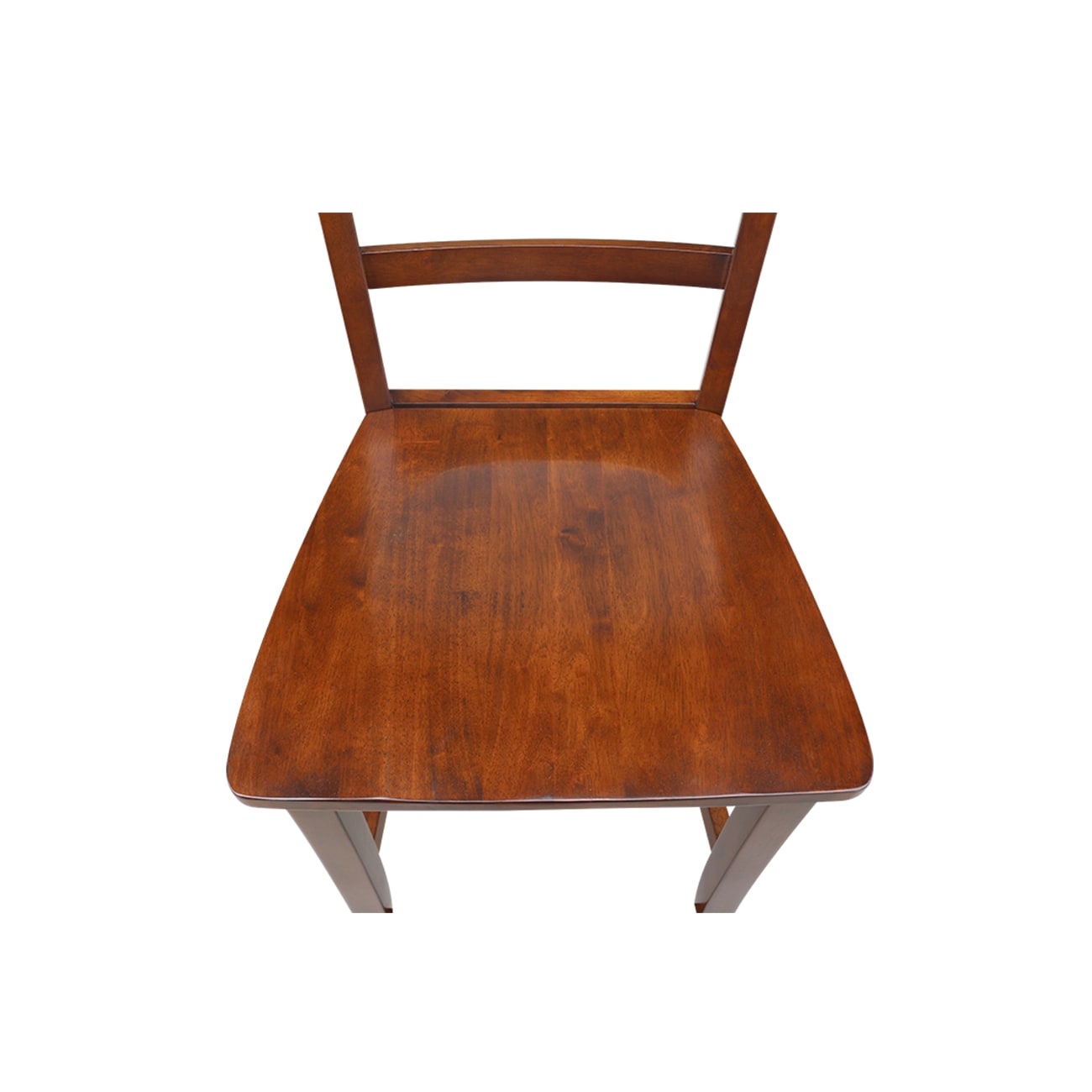 Elegant Roma Solid Hardwood Counter Height Barstool in Espresso