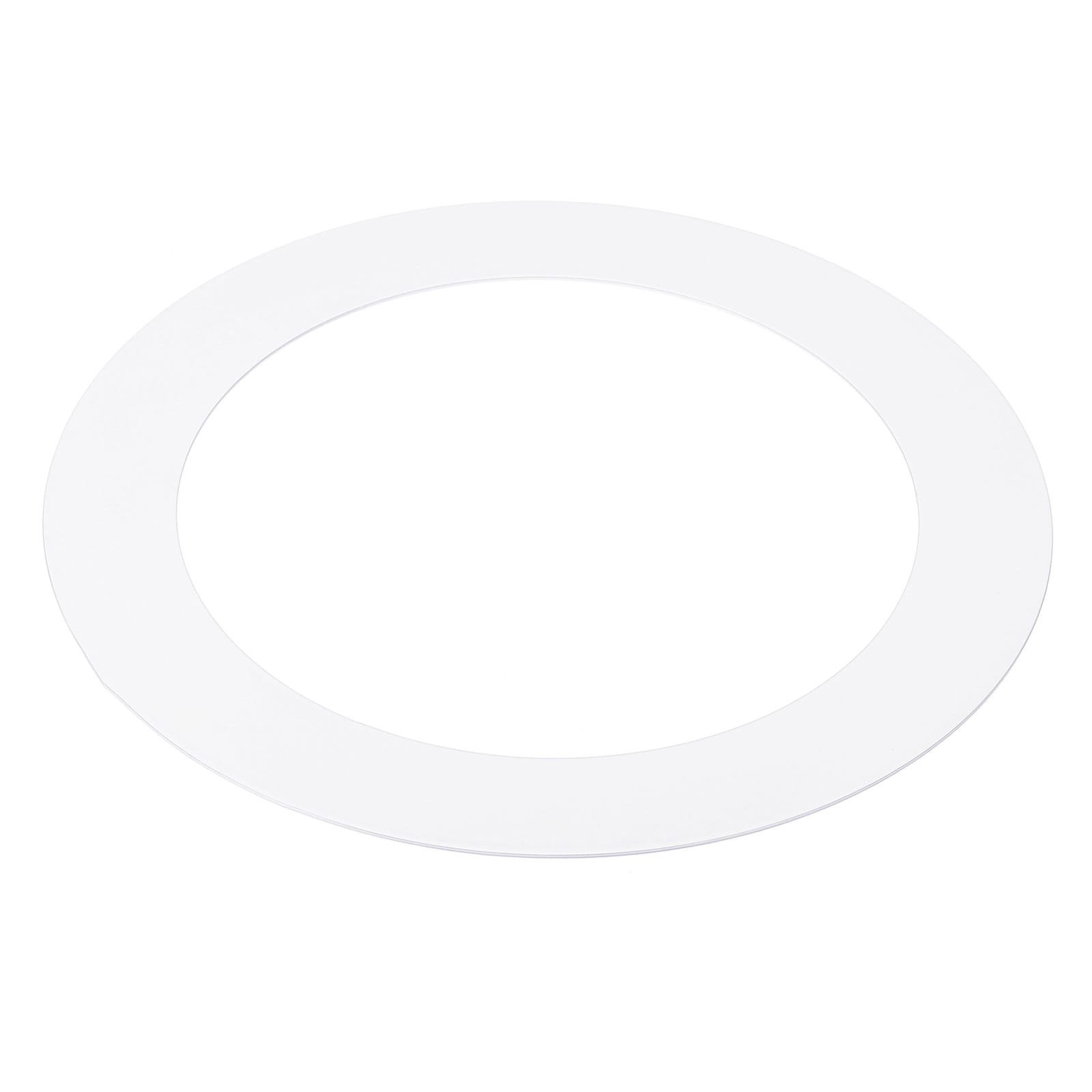 PATIKIL 5inch ID 7.48inch OD Goof Rings for Recessed Light Matte White Goof Metal Trim Ring Lighting Fixture for Ceiling Wall Recessed Can Downlights