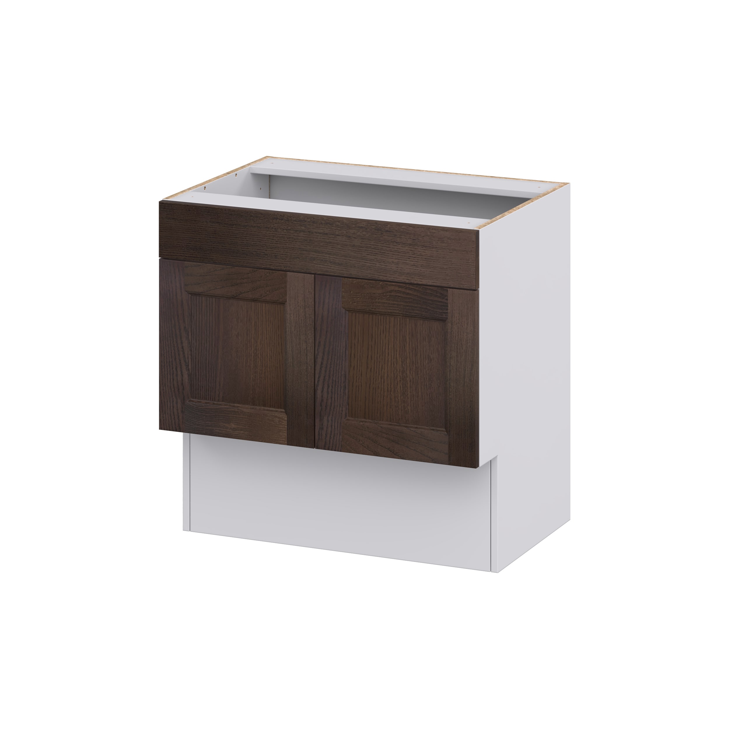 Hugo&Borg DSVS30FFRFADA-MO 30-in W x 30-in H x 21-in D Wood Sink Base Fully assembled Cabinet (Recessed Panel Shaker)