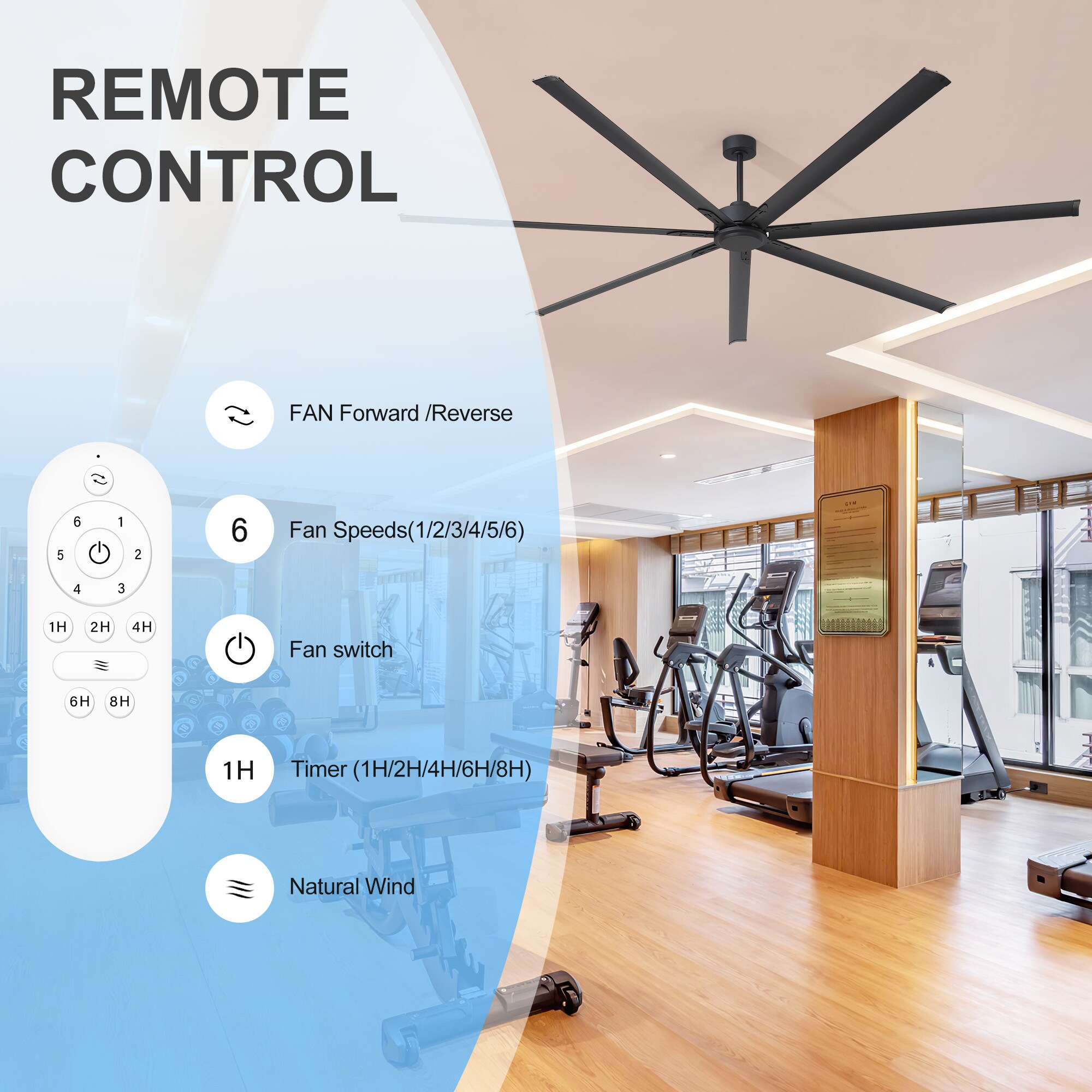 Airsurfer AS-29063-BK Ceiling-Fans - View #5