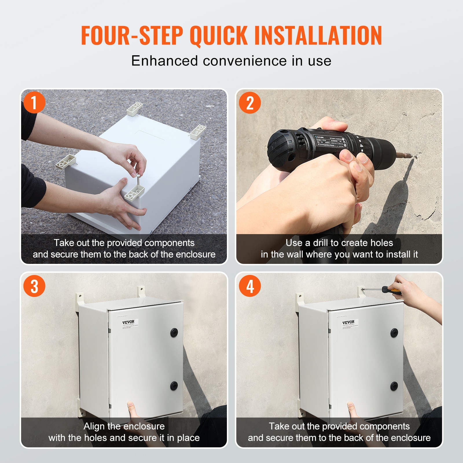 VEVOR DQXFSBLG40X30X201V0 Electrical-Box - View #6
