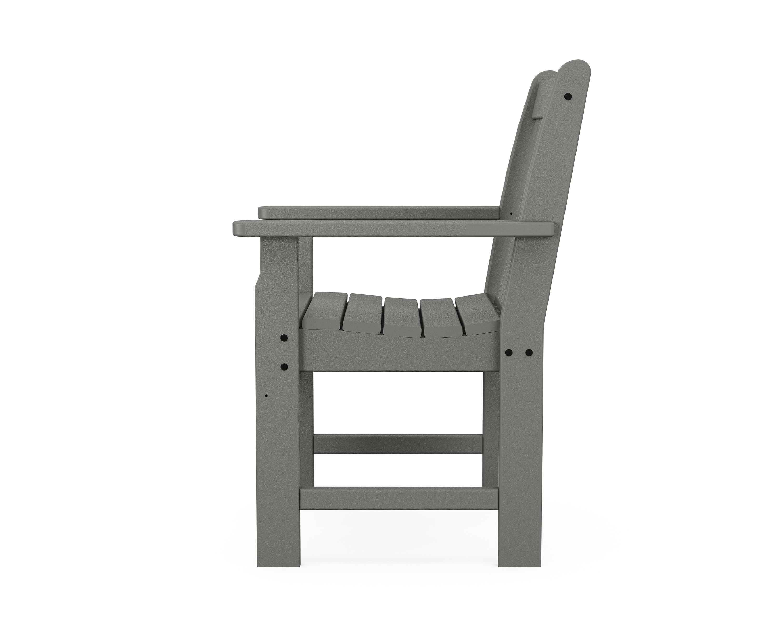 Vineyard Slate Grey POLYWOOD Garden Arm Chair
