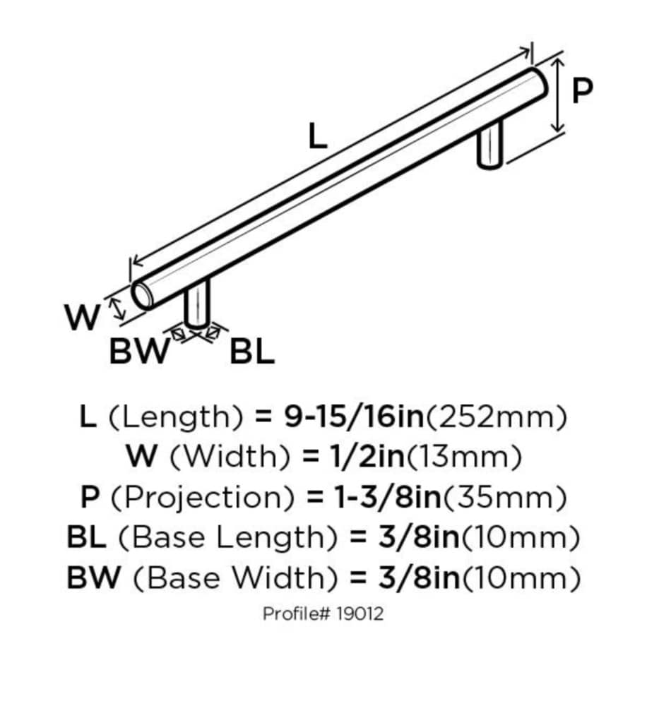 Amerock BP19012CSG9 Cabinet-Pulls - View #8