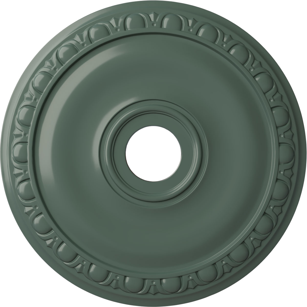 Ekena Millwork CM20JACBF Jackson 20-in W x 20-in L Painted Cloud Burst Polyurethane Whole Ceiling Medallion