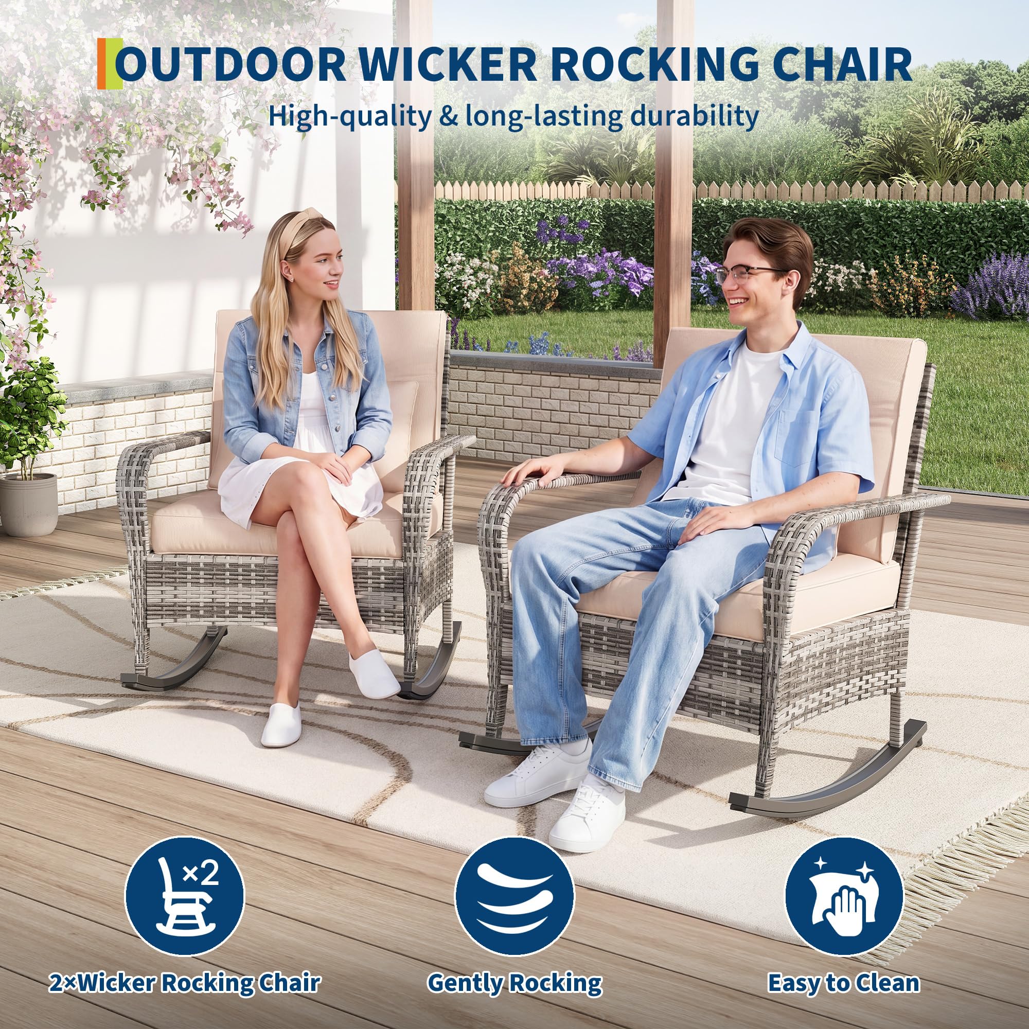 Garvee BX1-XICJFKD88GPOP06D Patio-Conversation-Sets - View #3