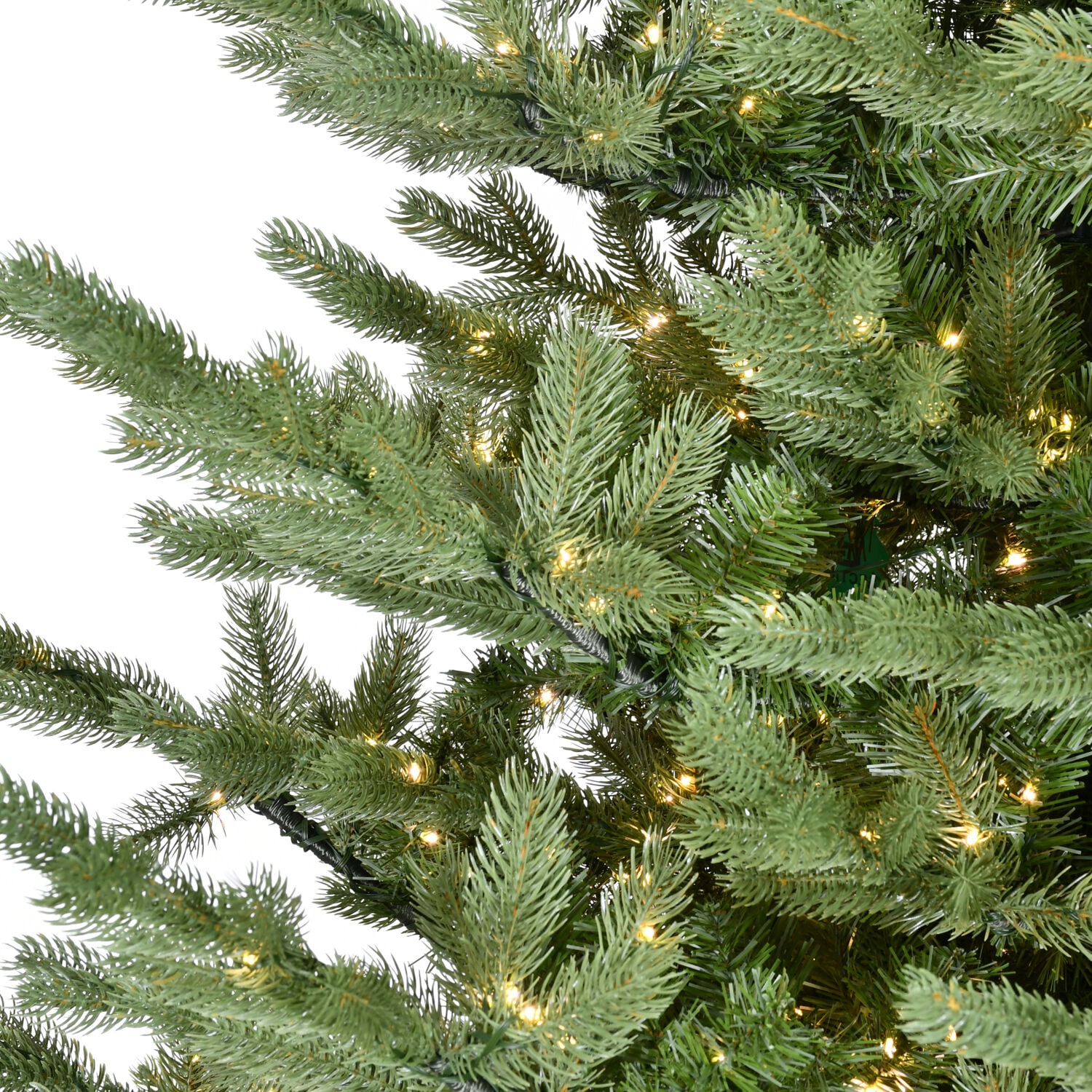 9-Foot Green Pine Christmas Tree with LED Lights