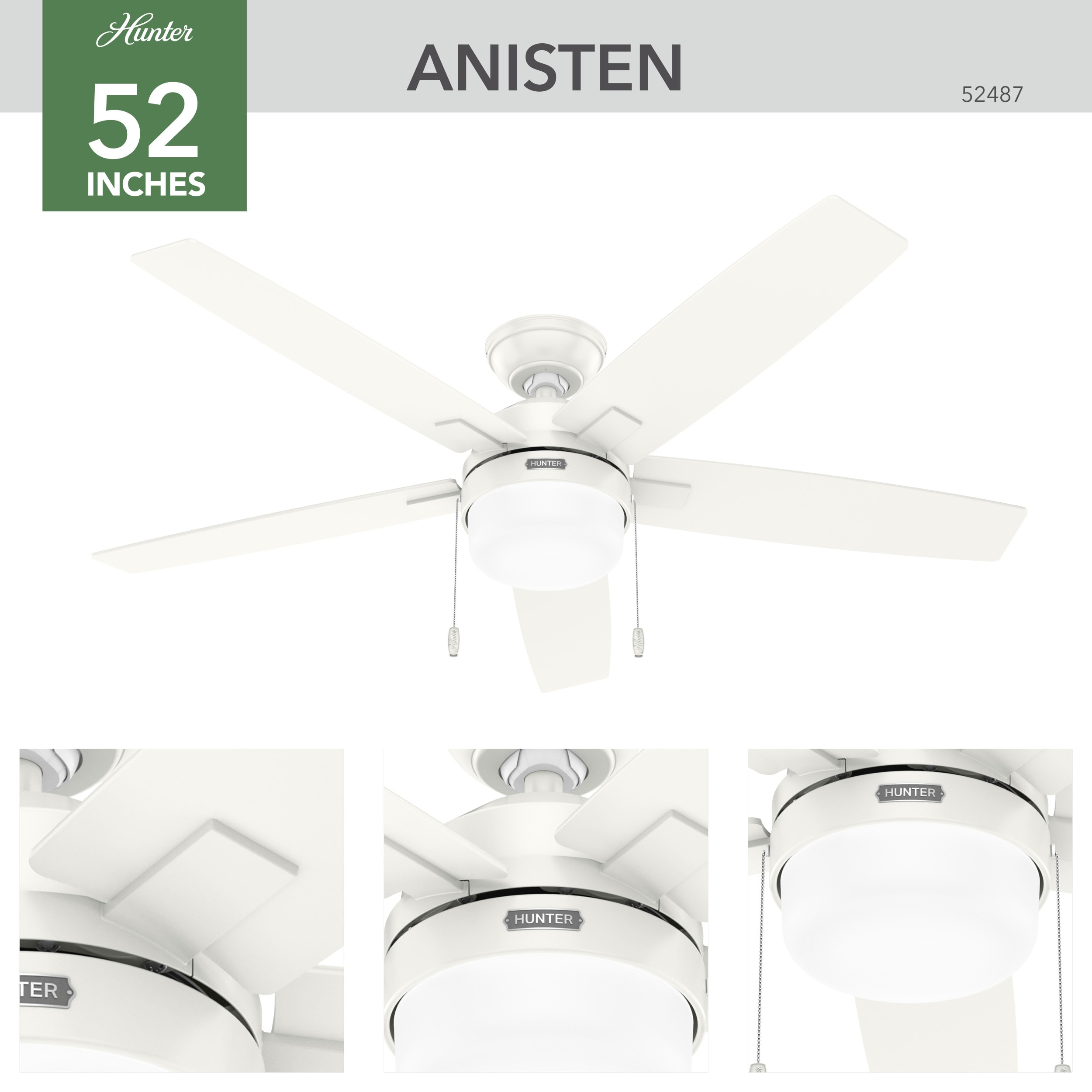 Hunter 52487 Ceiling-Fans - View #2