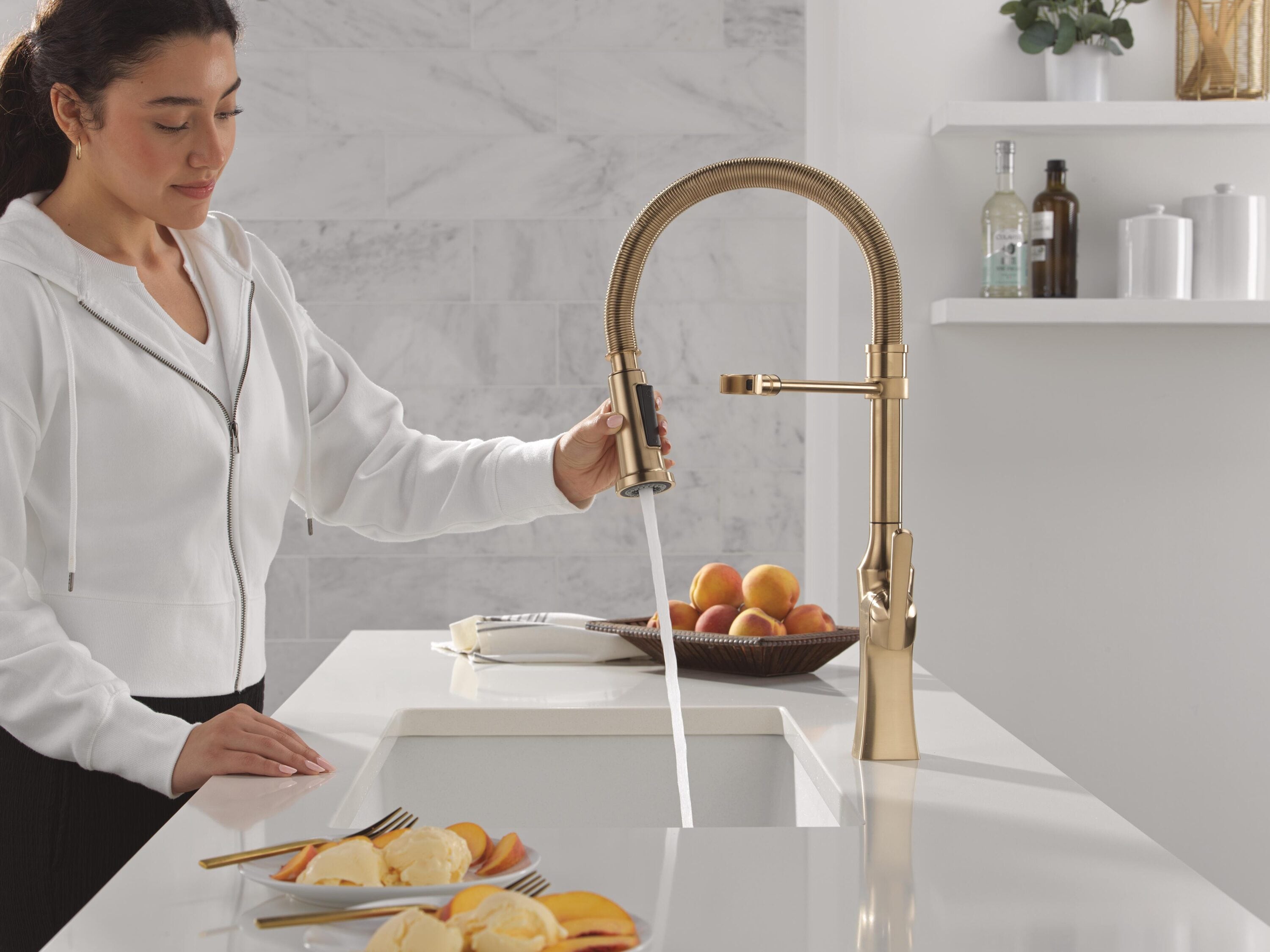 Delta 18887-CZ-DST Kitchen-Faucets - View #2
