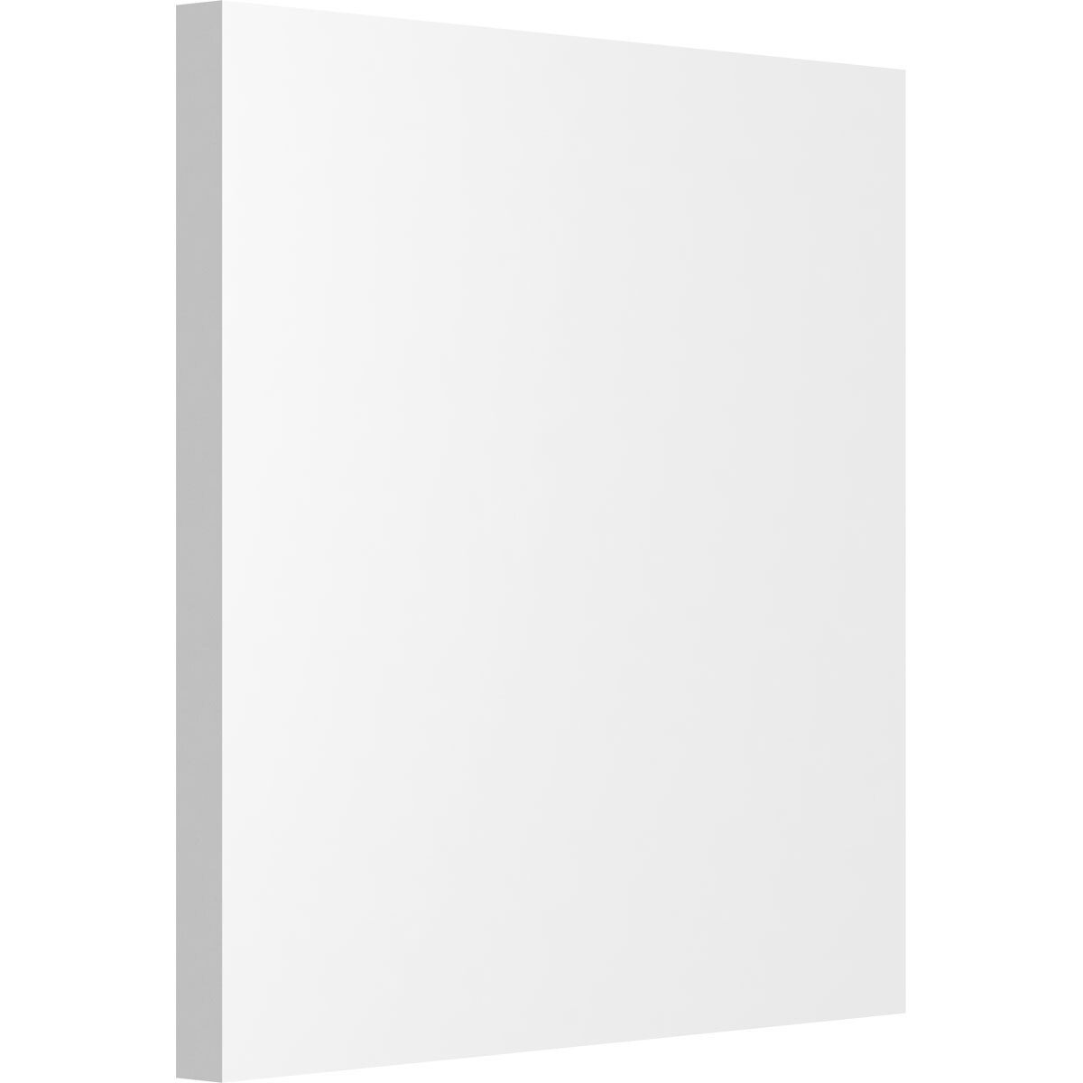 Ekena Millwork ROSP080X080X050SDG00 Standard Sedgwick with Square Edge 8-in x 8-in Square Unfinished PVC Rosette