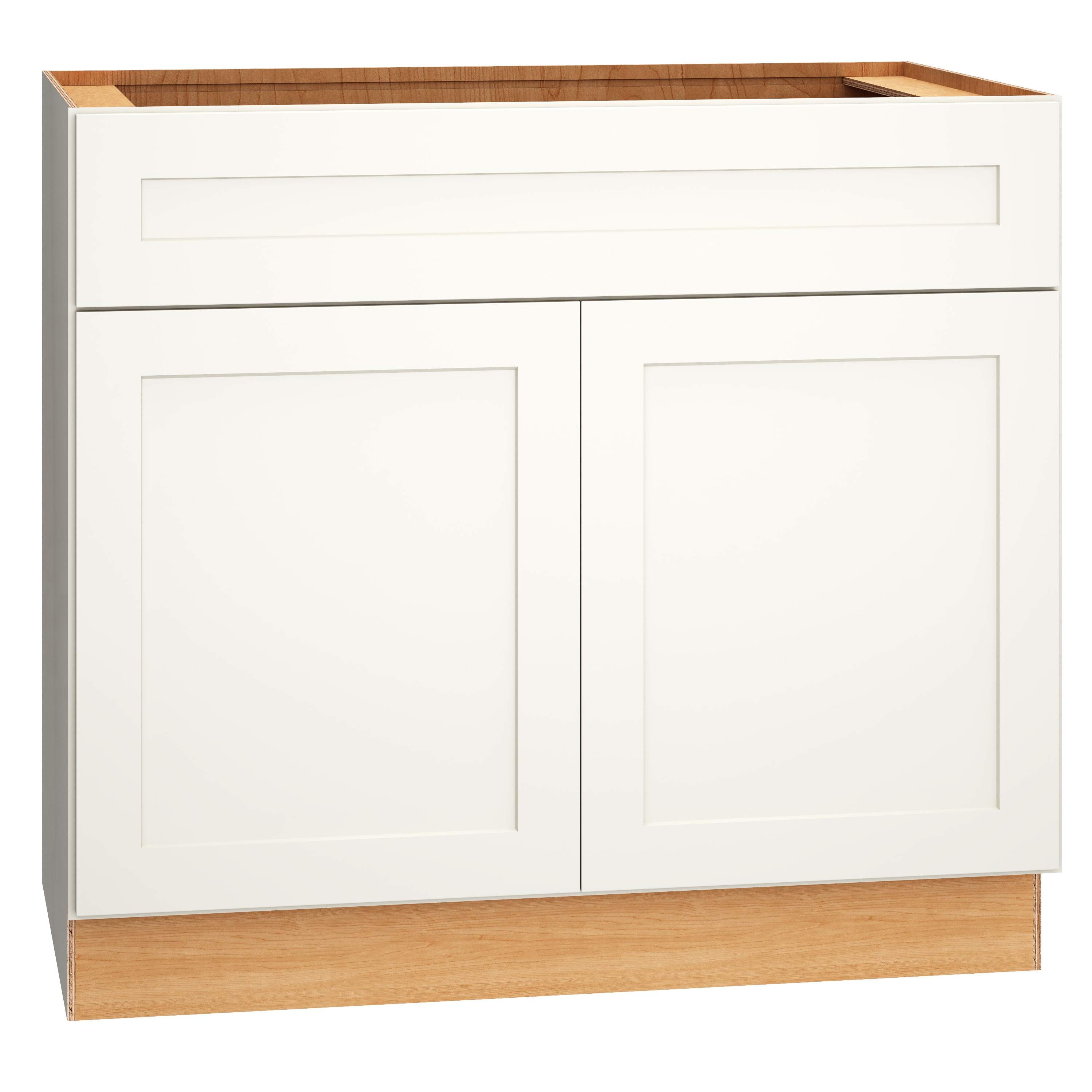 Diamond Express Jamestown 36-in White Bathroom Vanity Base Cabinet ...