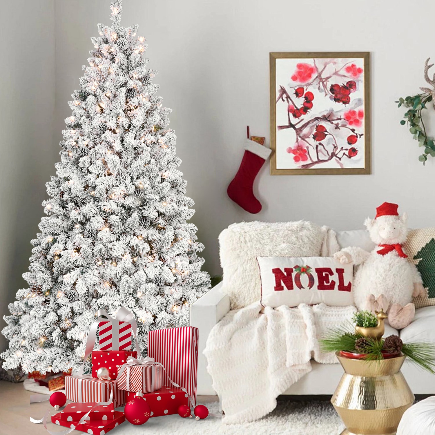WELLFOR GG-283441AAA Artificial-Christmas-Trees - View #6