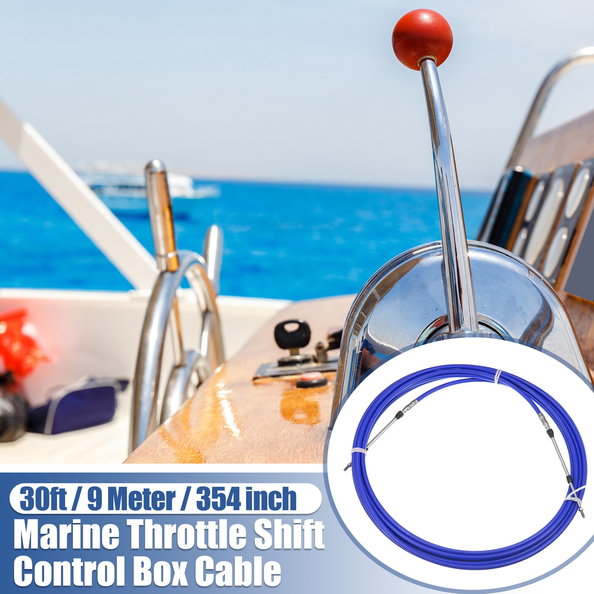 Unique Bargains S25122900UX3834 Boat-Control-Cables - View #2