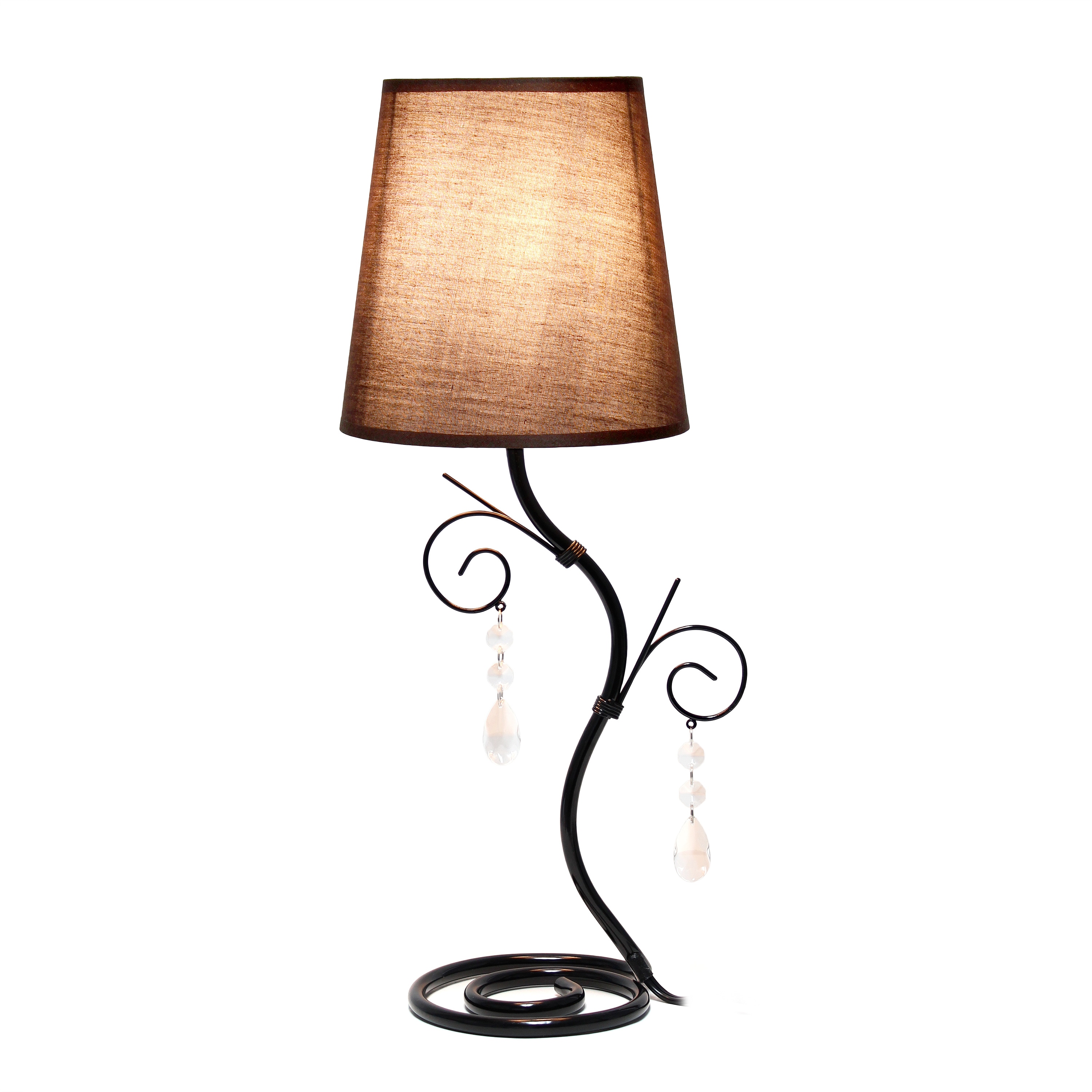 Simple Designs LT1142-BWN Table-Lamps - View #2