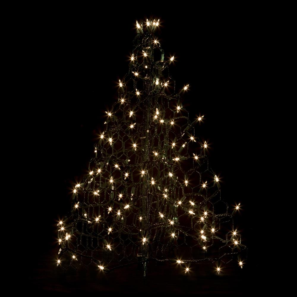 Crab Pot Trees 2.17-ft Pre-lit Artificial Christmas Tree with ...