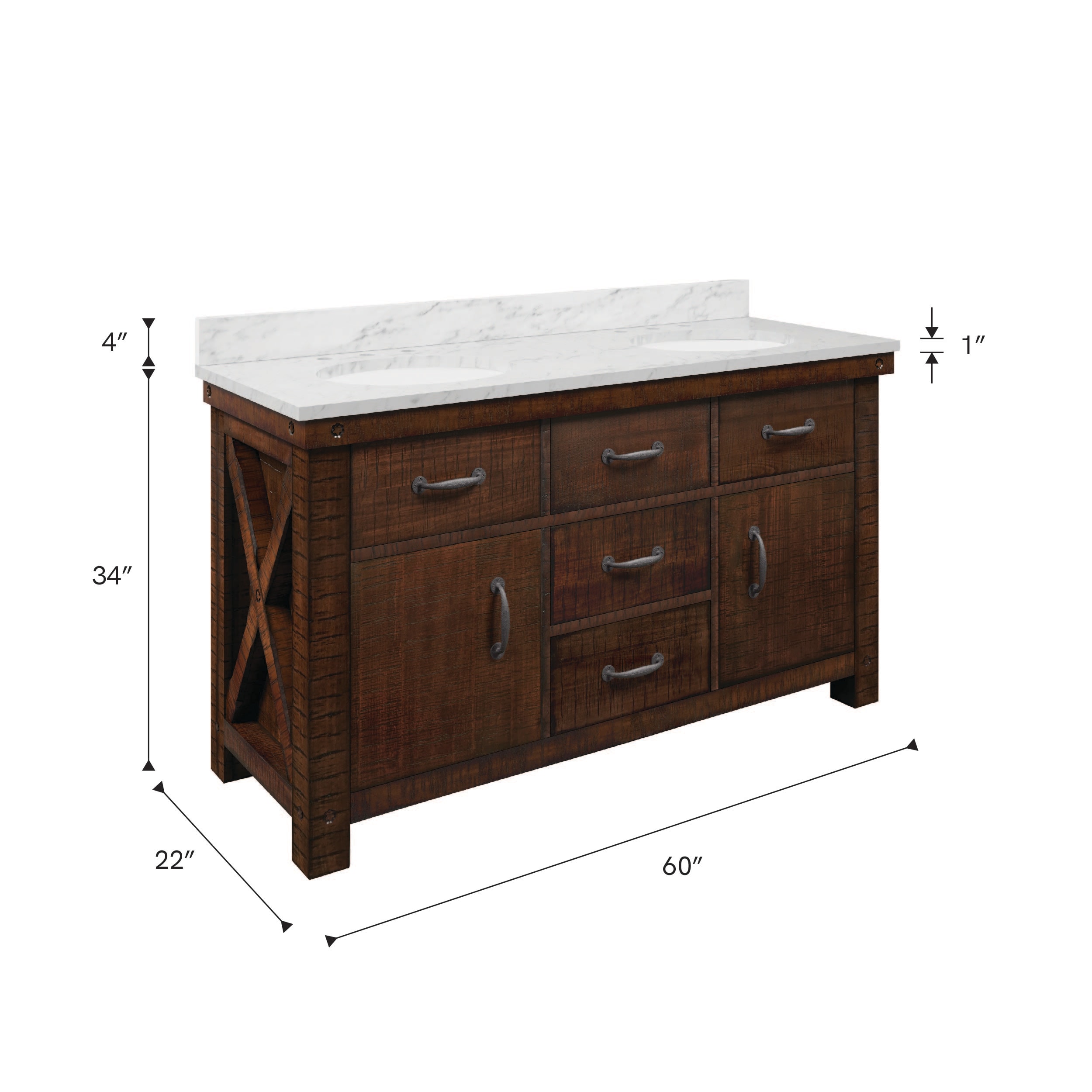 Water Creation AB60CW03RS-P24TL1203 Bath-Vanity-Combo - View #13