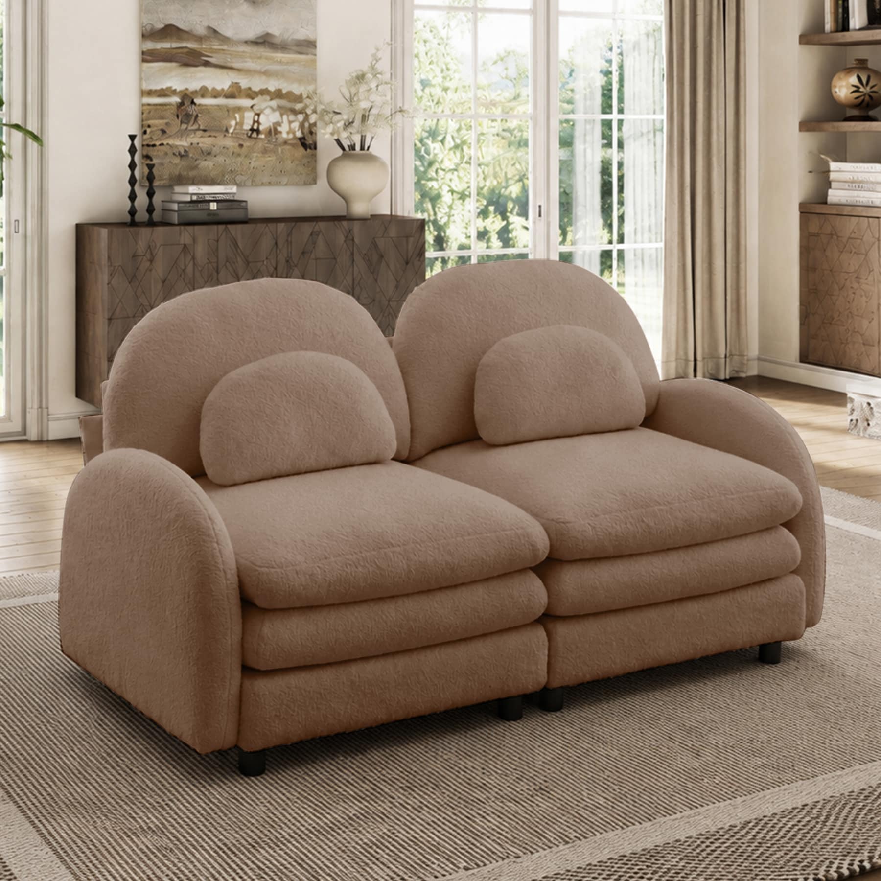 SINOFURN SYD180012GY Sofas-Loveseats - View #2
