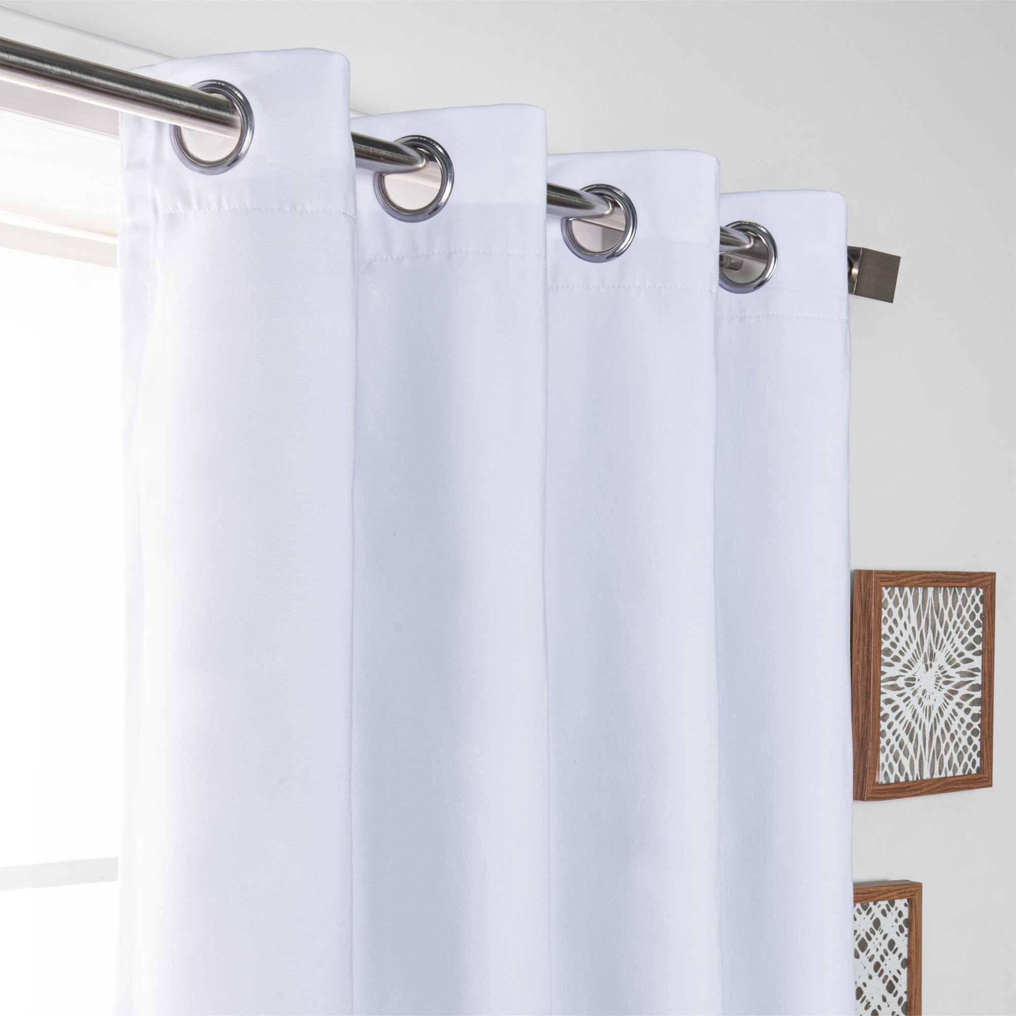 Best Home Fashion FZ-01-SIL-BO-84-WH curtains - View #4