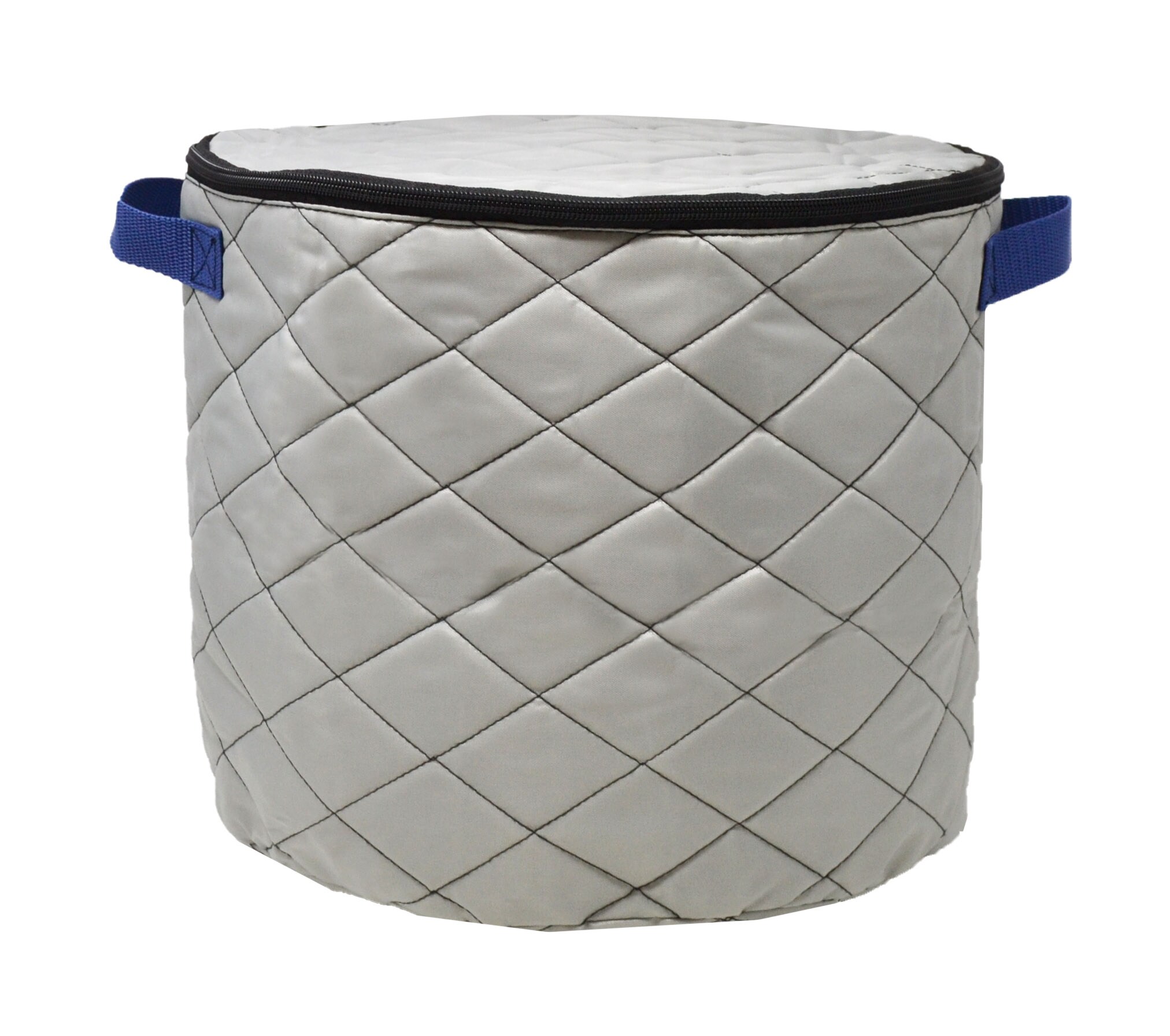 75-Gal. Quilted Rolling Storage Bag in Blue