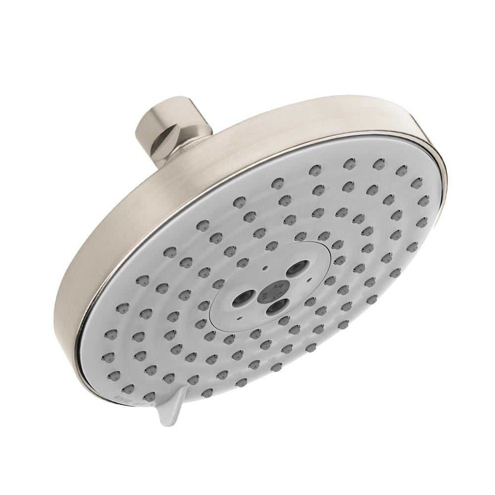 Hansgrohe 27495821 Raindance 3.0 -Spray Brushed nickel 6.0-in Round Fixed Rain Shower Head 2.5 GPM