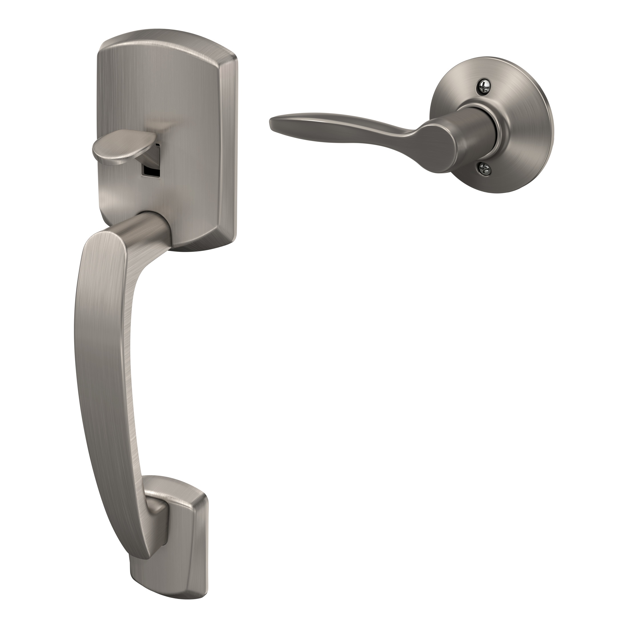 Schlage FE285 DEL 619 GRW RH handlesets - View #8