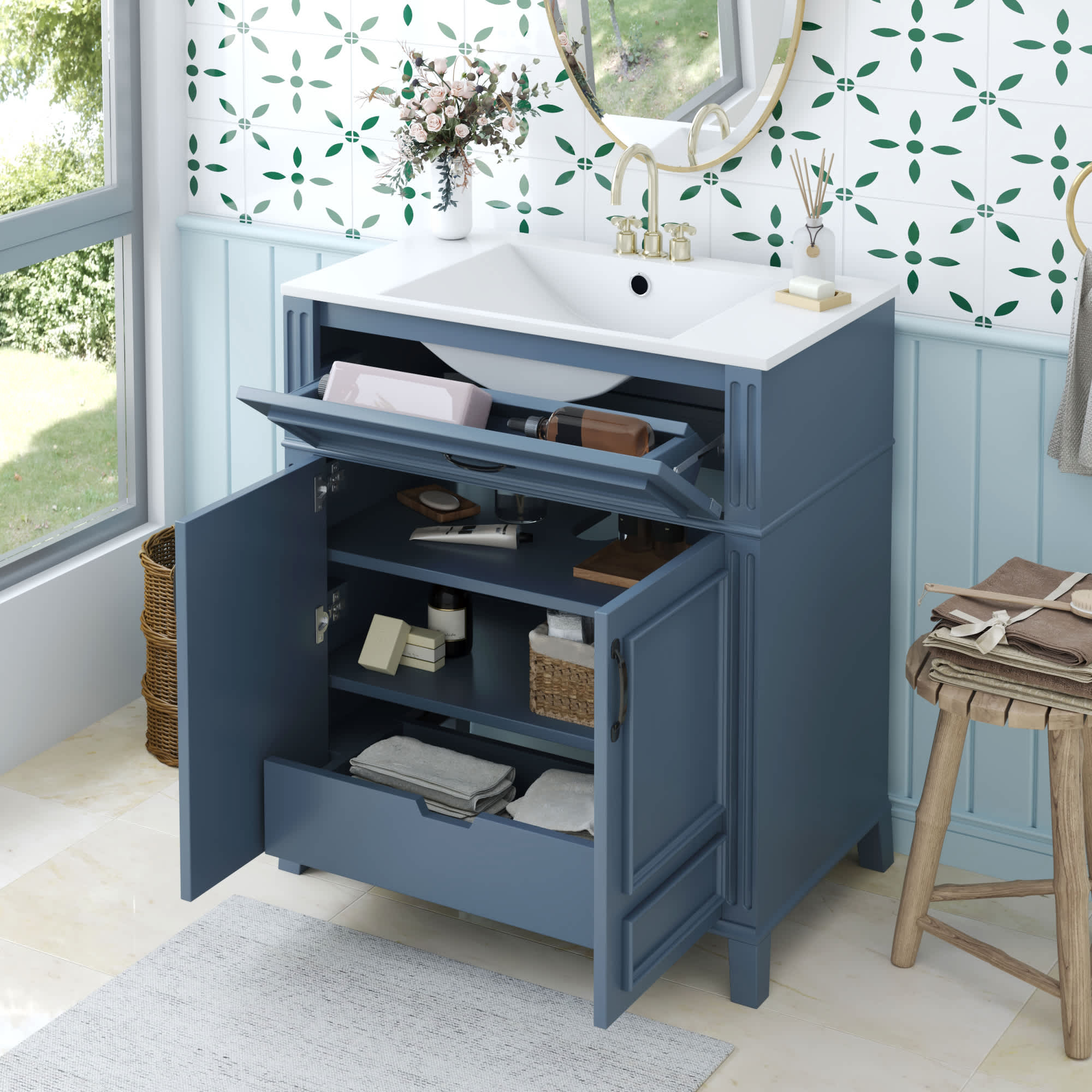 Vynxaria LEXY1353-DJYS-SZT123 Bath-Vanity-Combo - View #5