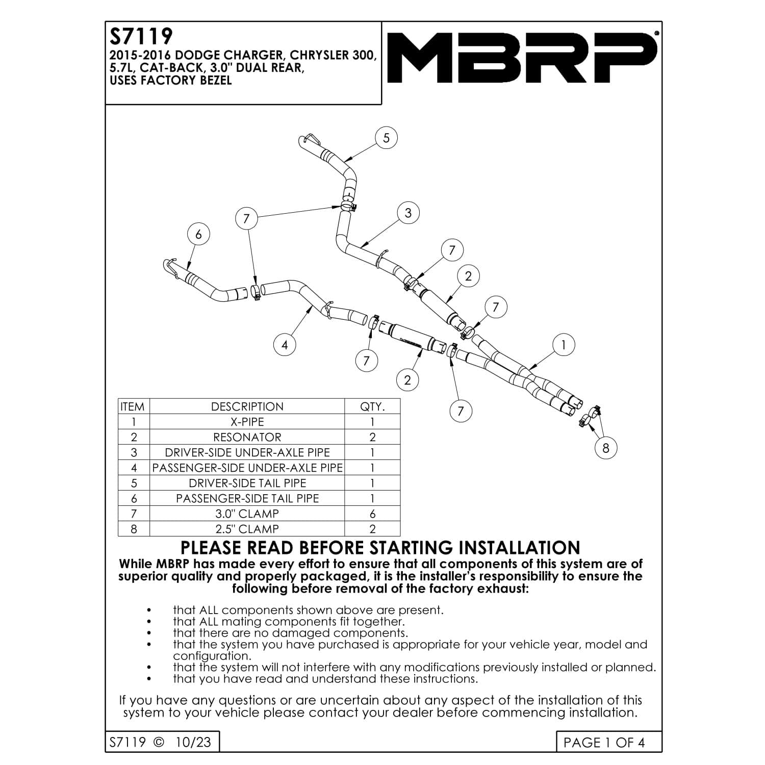 MBRP S7119AL Exterior-Car-Acc - View #2