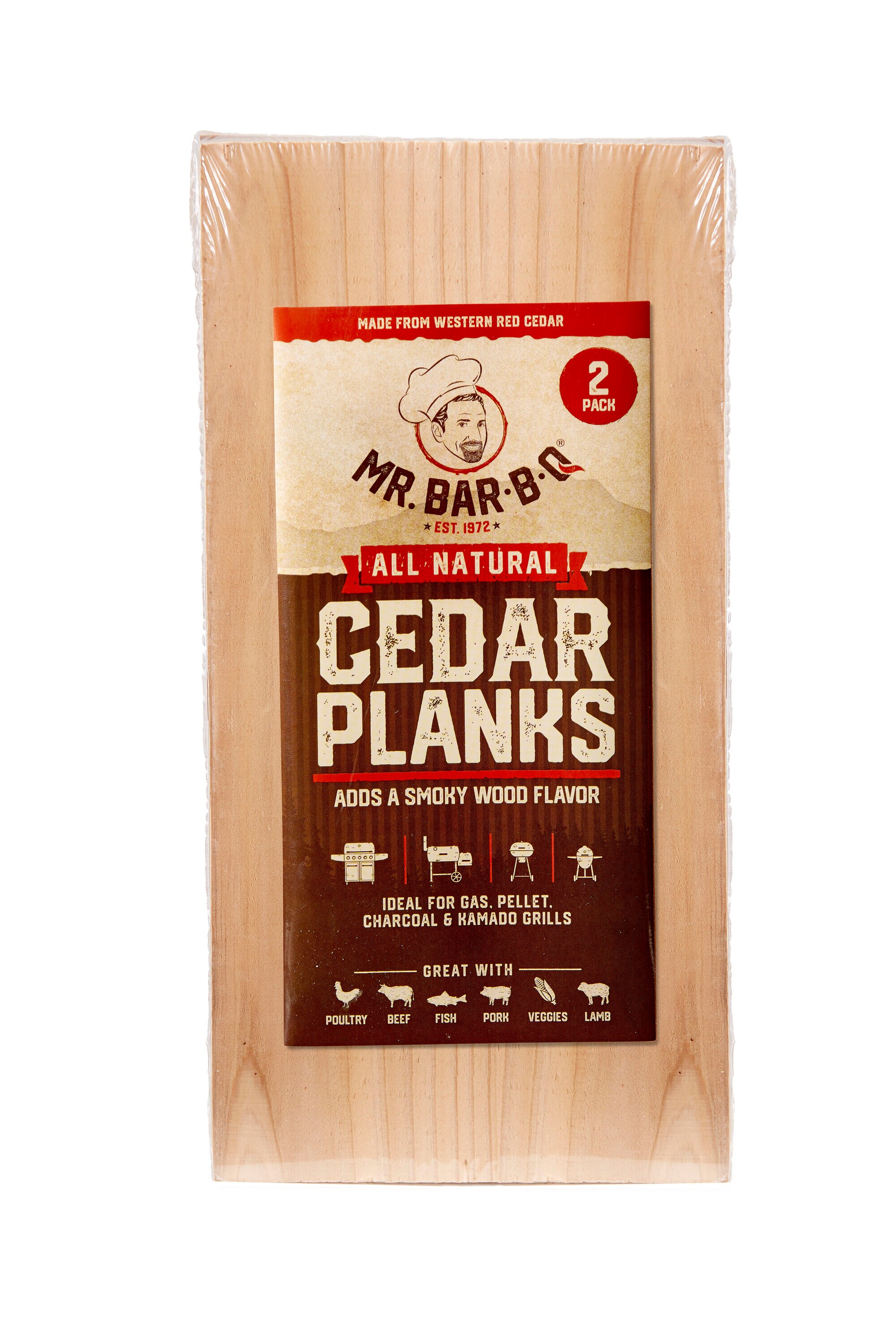 Mr. Bar-B-Q 05020ZGD Wood-Grilling-Planks - View #2