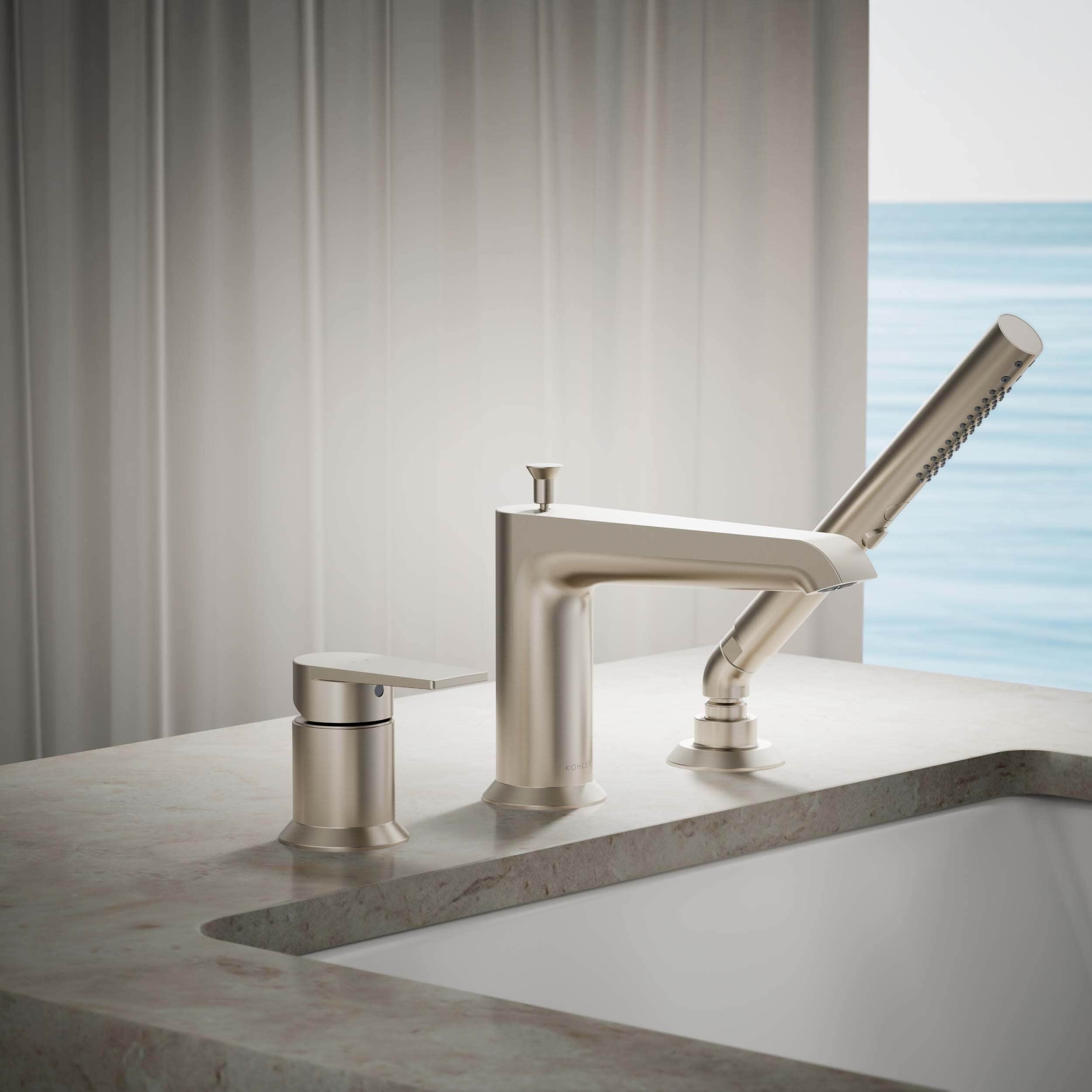 KOHLER K-97070-4-BN Roman-Tub-Faucets - View #2