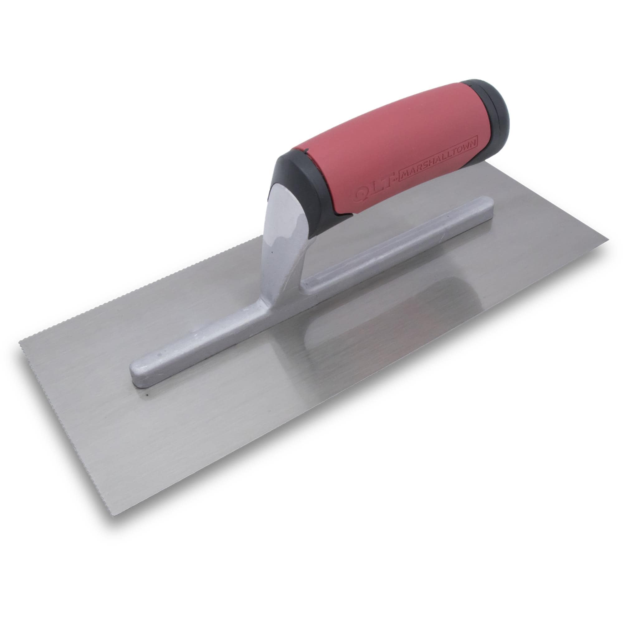 Marshalltown NT688 1/32-in x 1/16-in x 1/16-in Ground Steel U-notch Ceramic Floor Trowel
