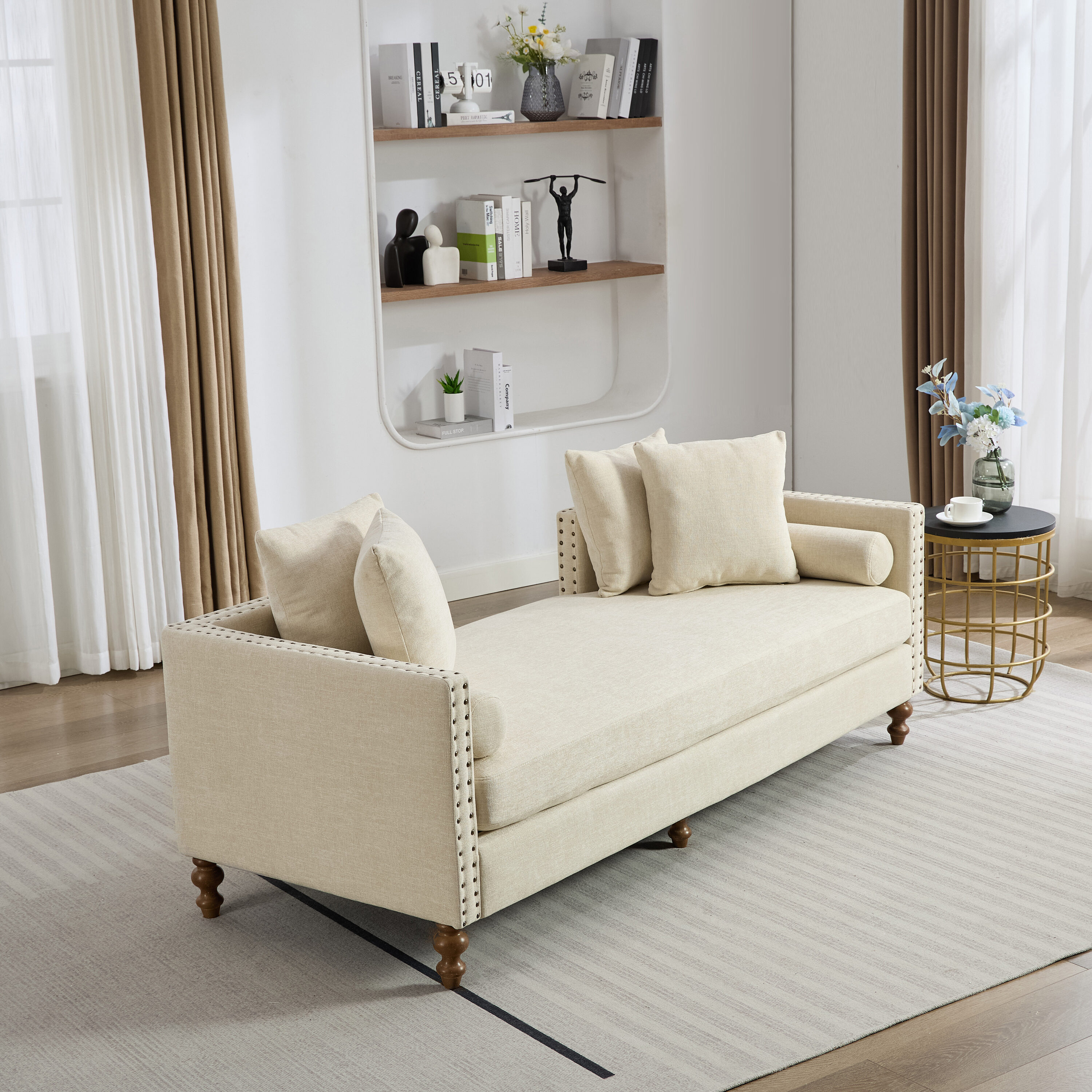 Hrinhom HC-W6106-BEIGE Sofas-Loveseats - View #3
