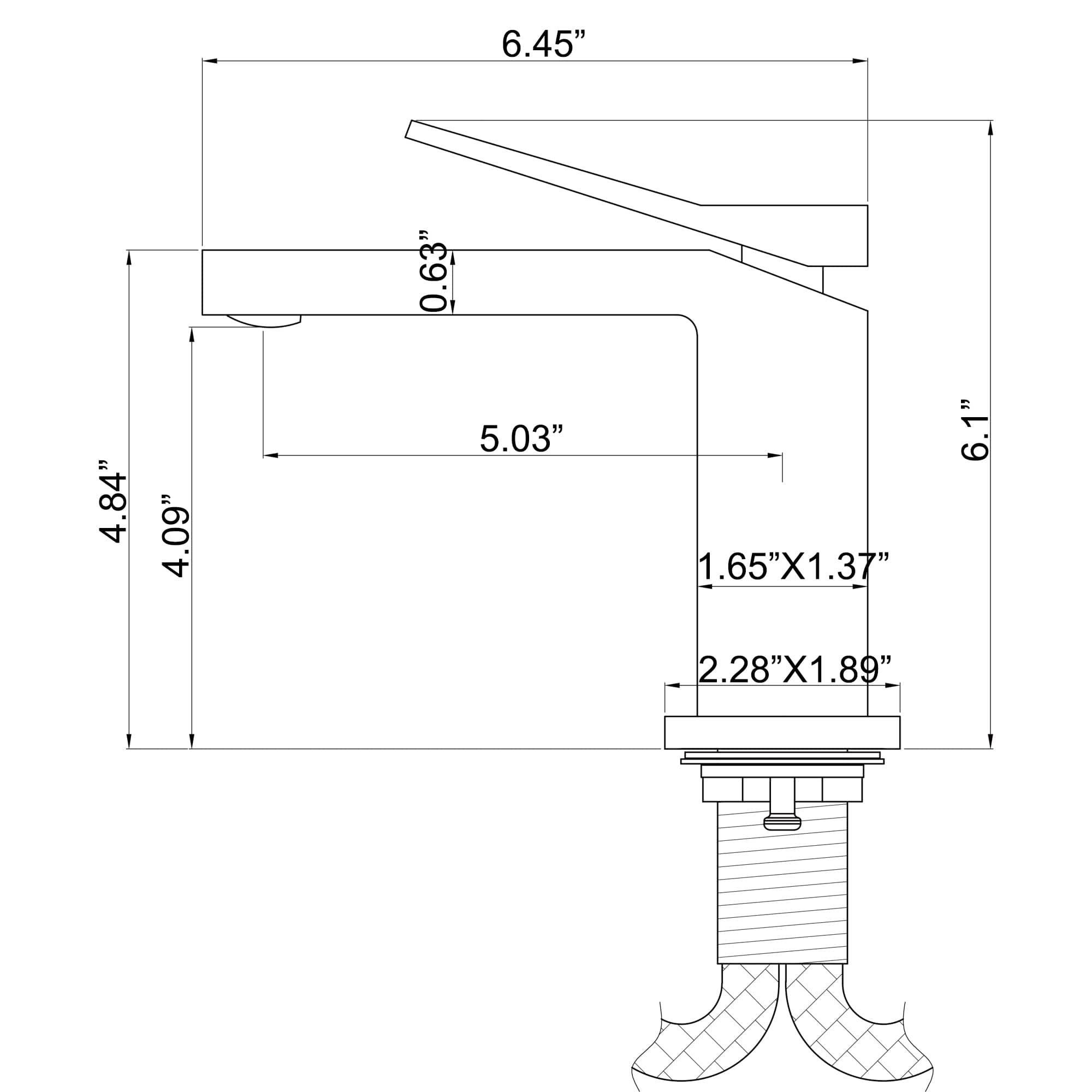 Misty Moon FXLW0402-SLT0018 Lavatory-Faucets - View #4