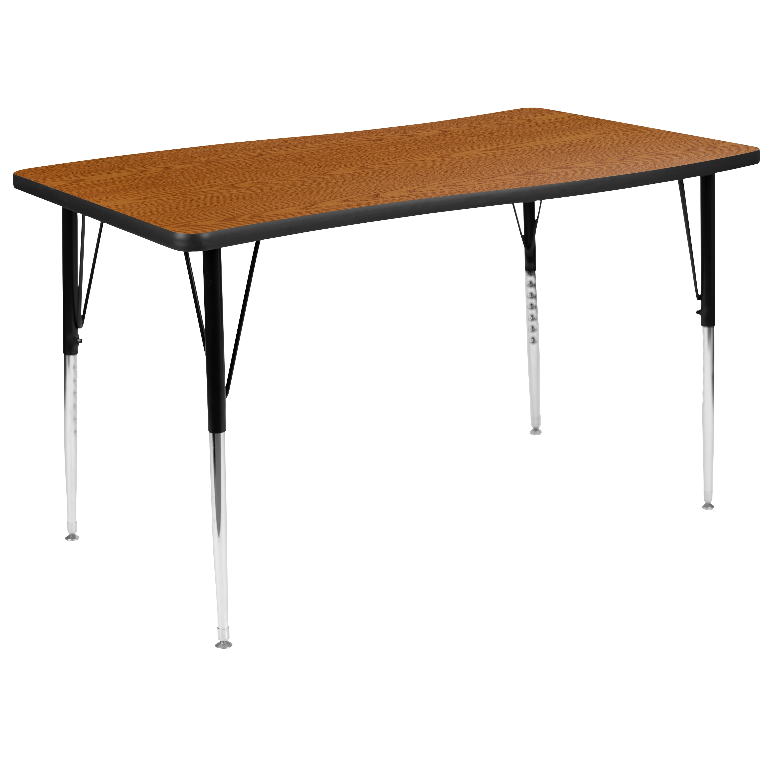 Flash Furniture Oak Rectangular Kid's Play Table