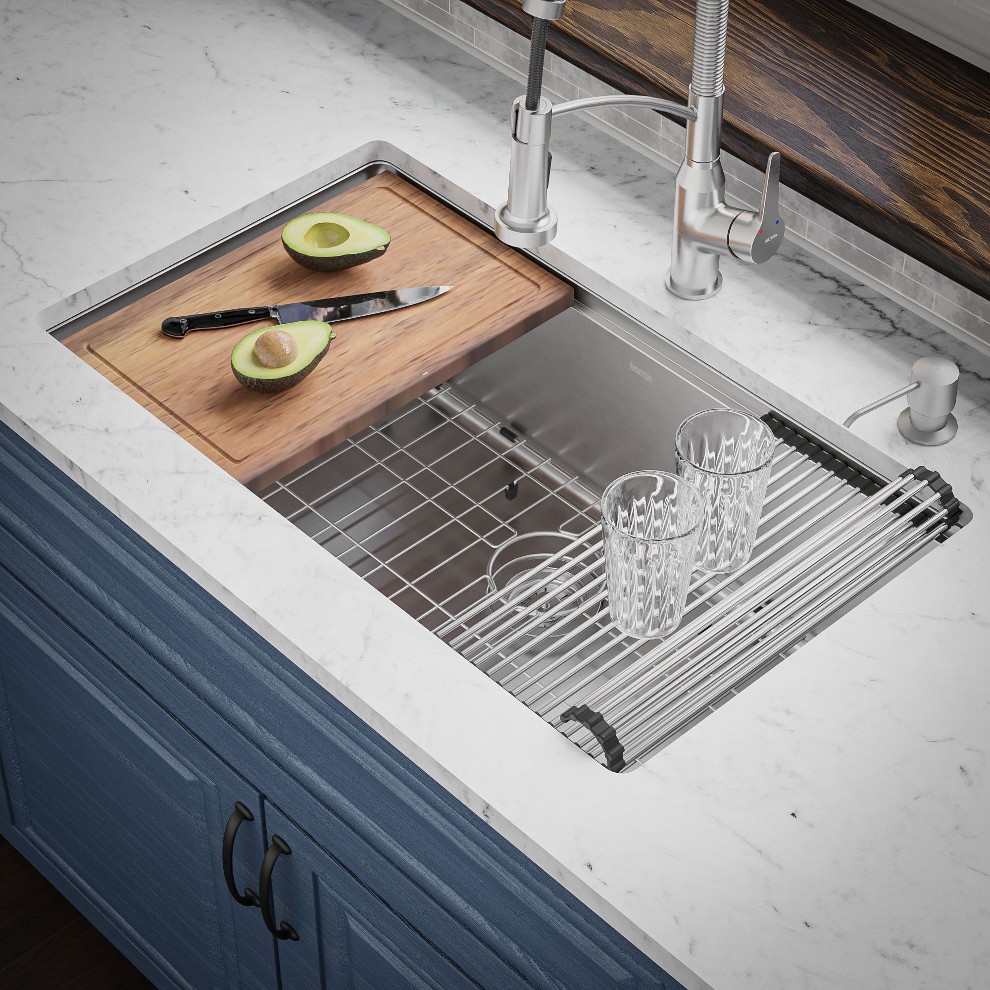 Karran WS-37-PK1 Kitchen-Sinks - View #10
