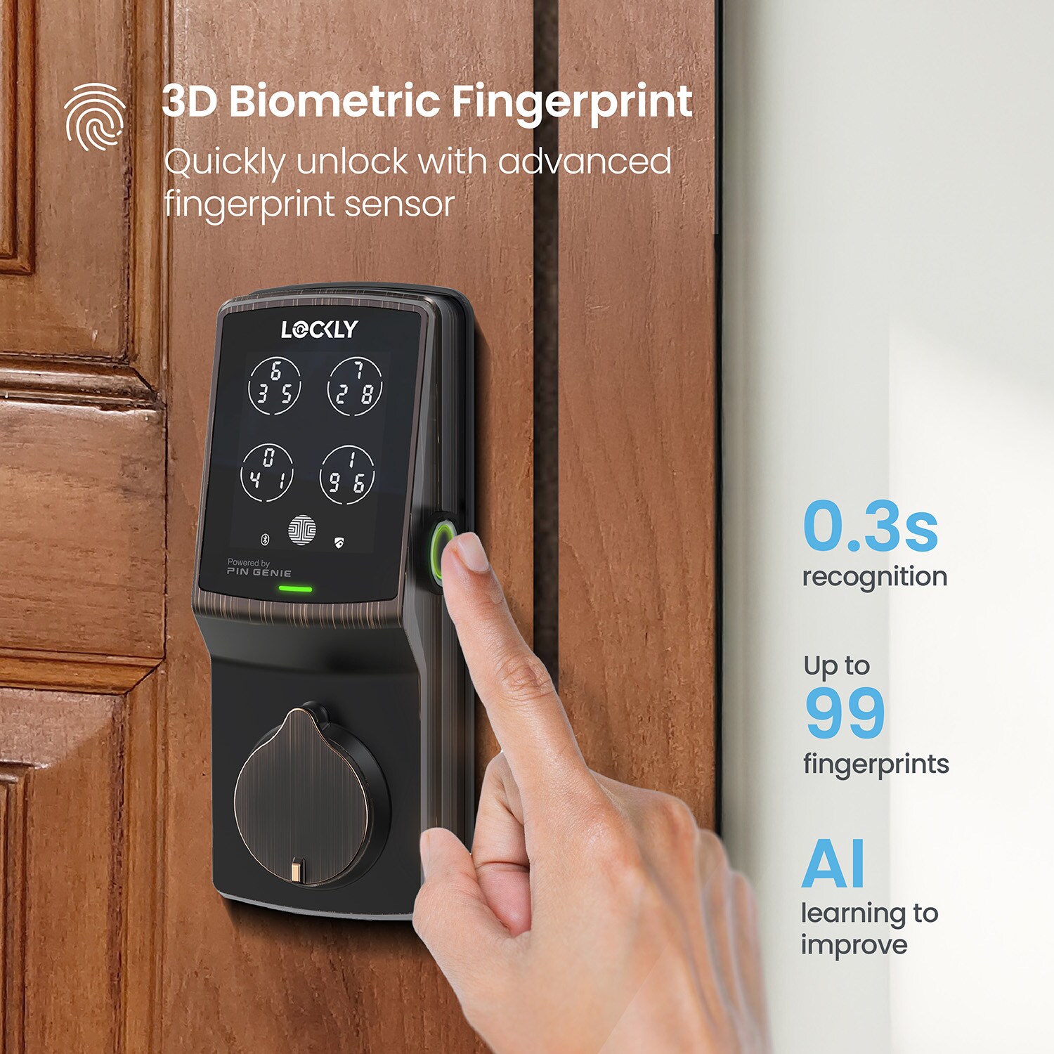 Lockly PGD728W-VB Electronic-Door-Locks - View #14
