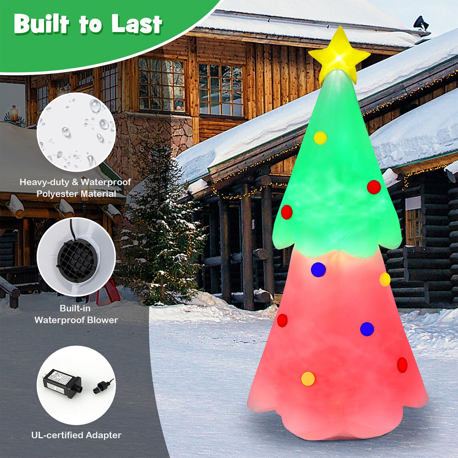 WELLFOR HYZ23982US Christmas-Inflatables - View #3