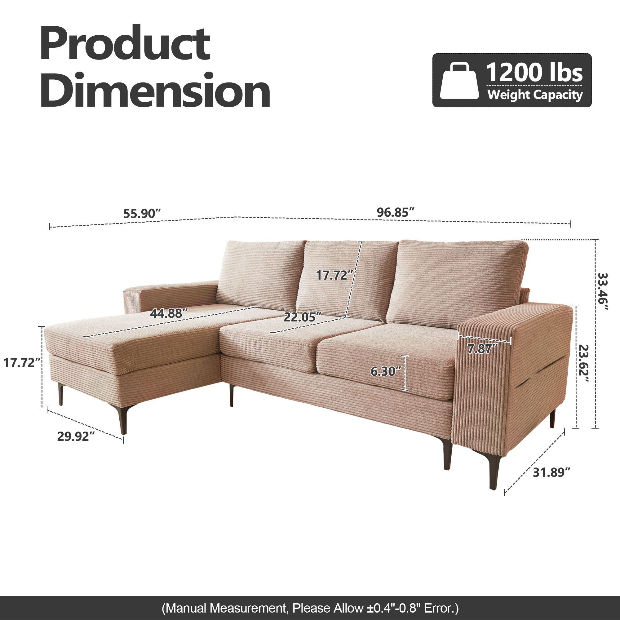 weaxty DCDCO2L800 Sofas-Loveseats - View #6
