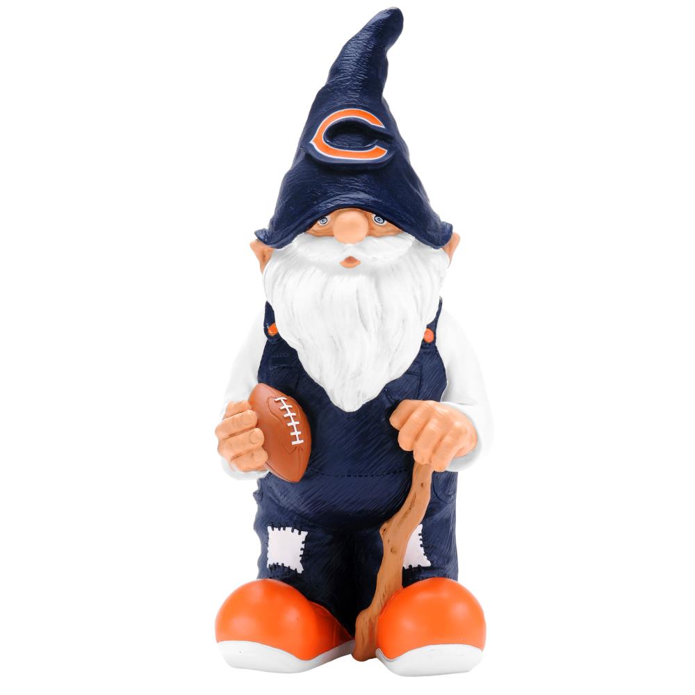 FOCO Chicago Bears 11-in H x 4-in W Garden Statue in the Garden Statues  department at