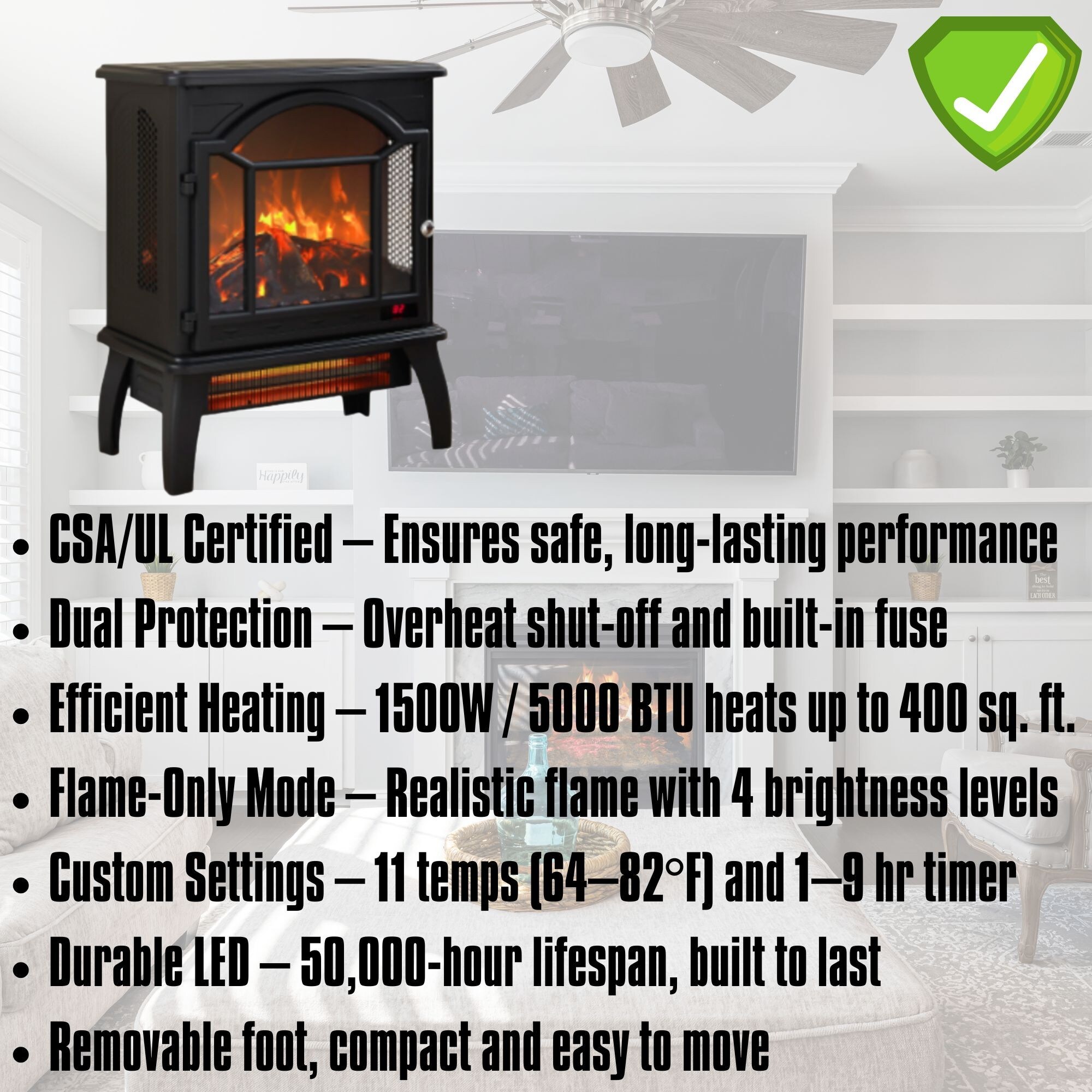 ToolCat NGG30-44-DSG Electric-Fireplaces - View #5