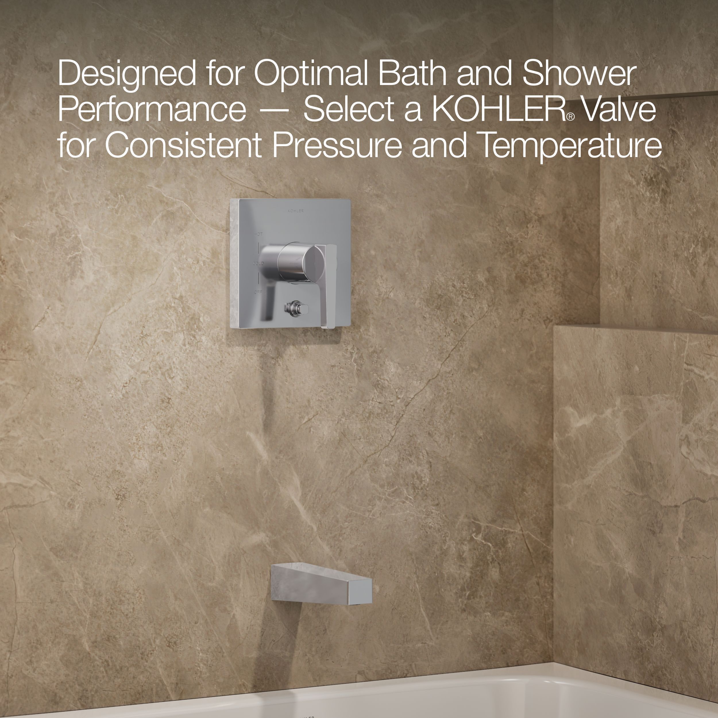 KOHLER T99763-4-CP Tub-Shower-Faucets - View #3