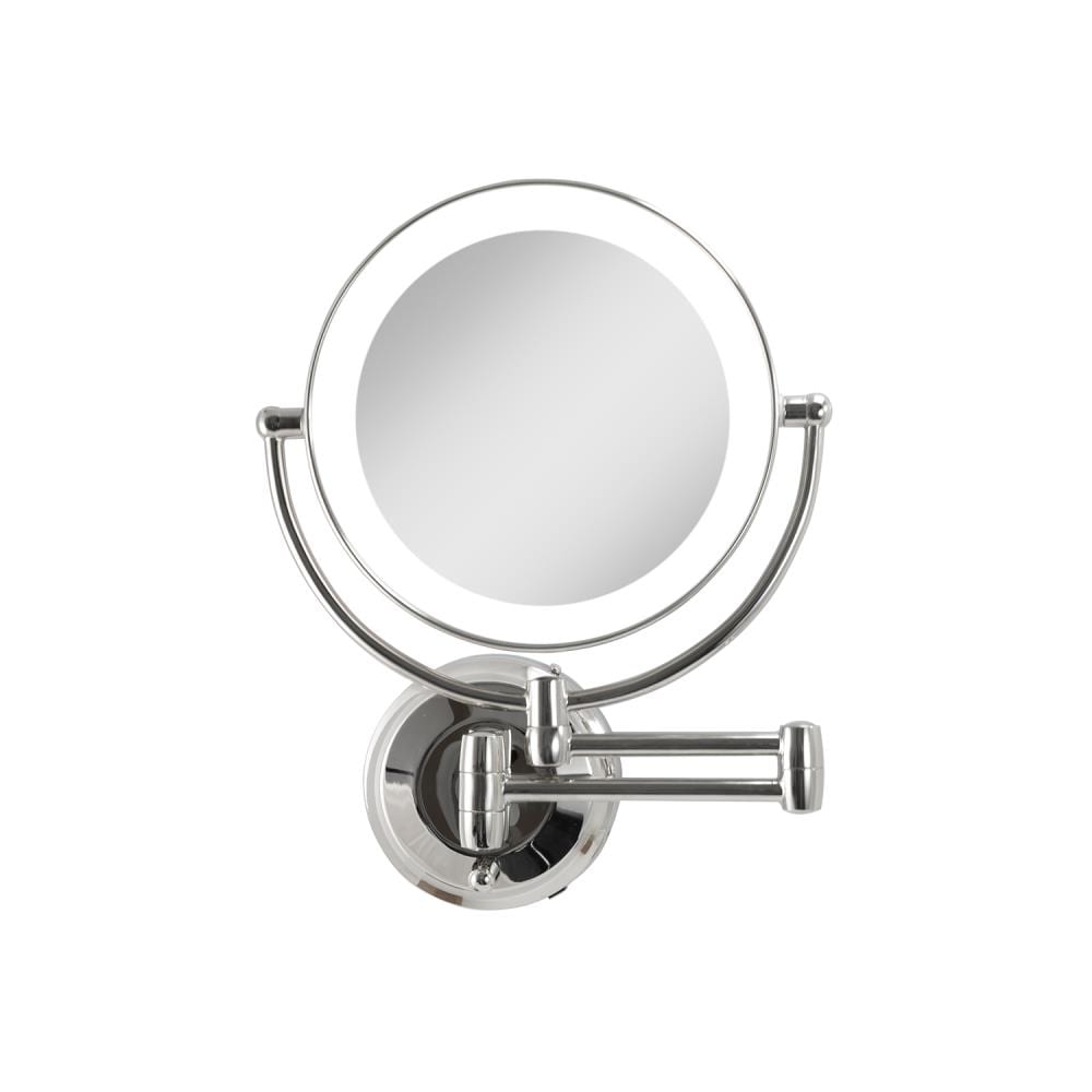 3-in x 14.5-in LED Lighted Chrome Round Bathroom Vanity Mirror | - Zadro LEDW310