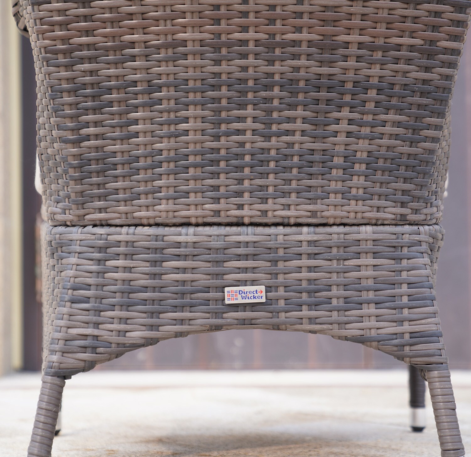 Direct Wicker 2 Wicker Stackable Brown Wicker Frame Stationary