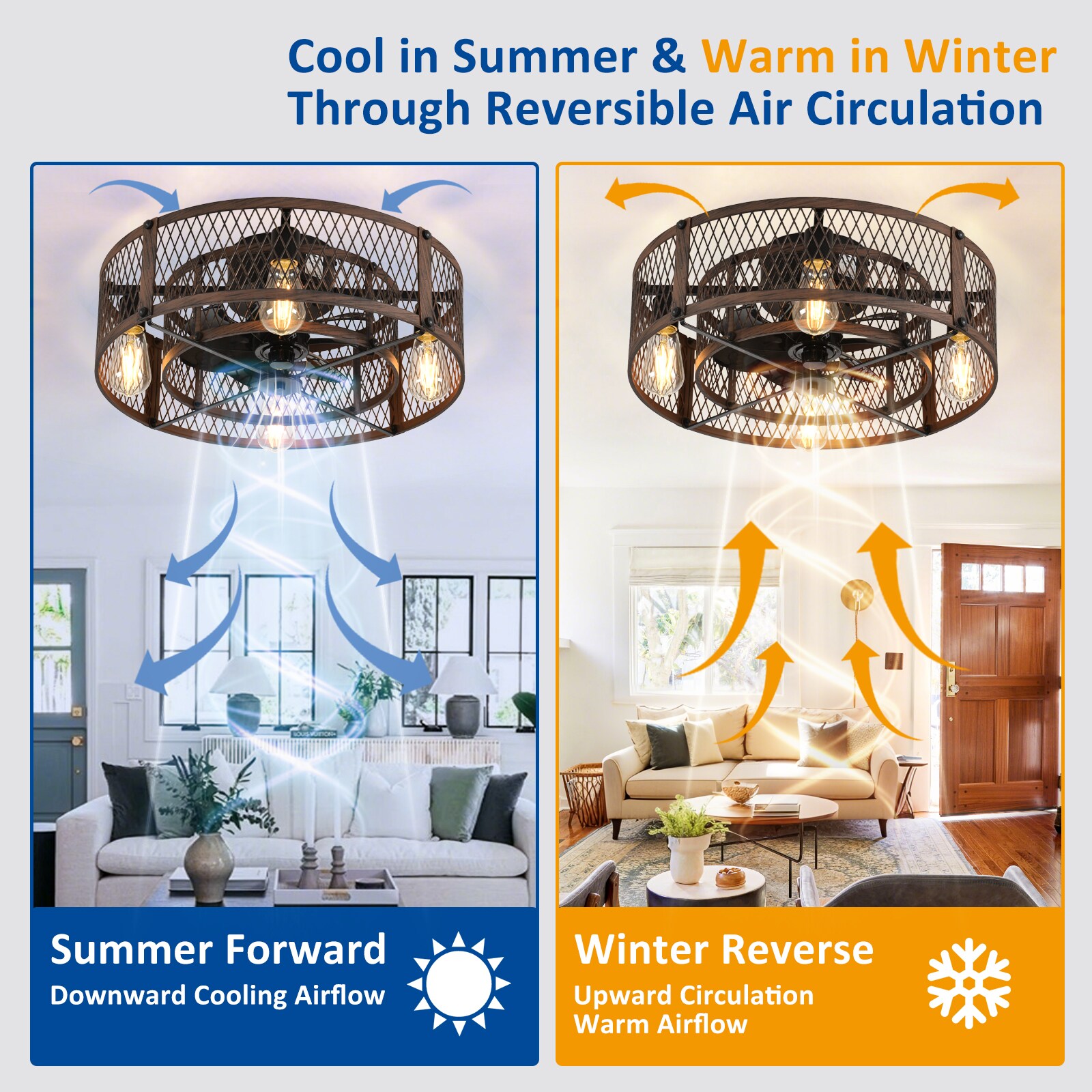 Dovanpaul 57-60BR-LW Ceiling-Fans - View #7