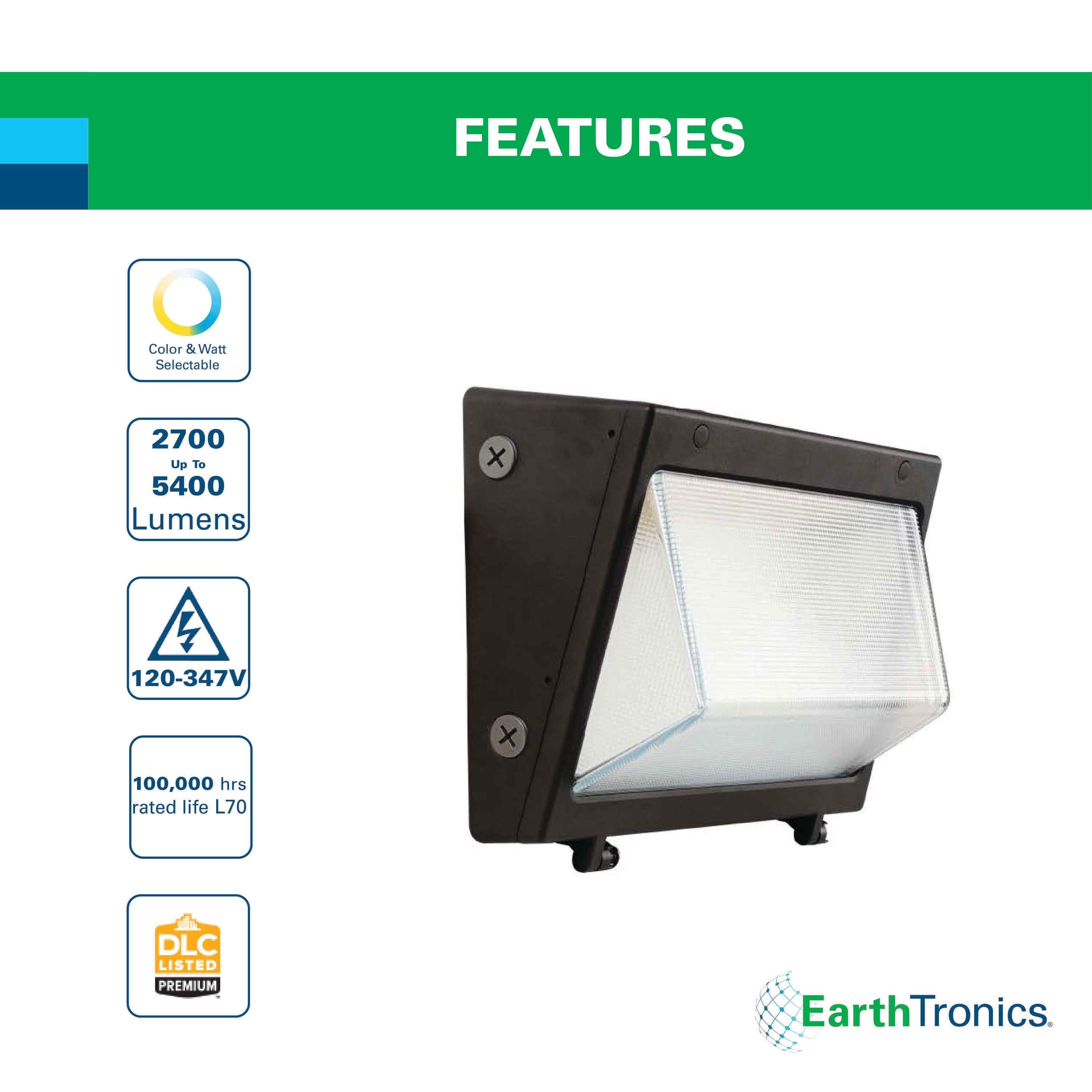 EarthTronics 11864 Wall-Pack-Lights - View #2