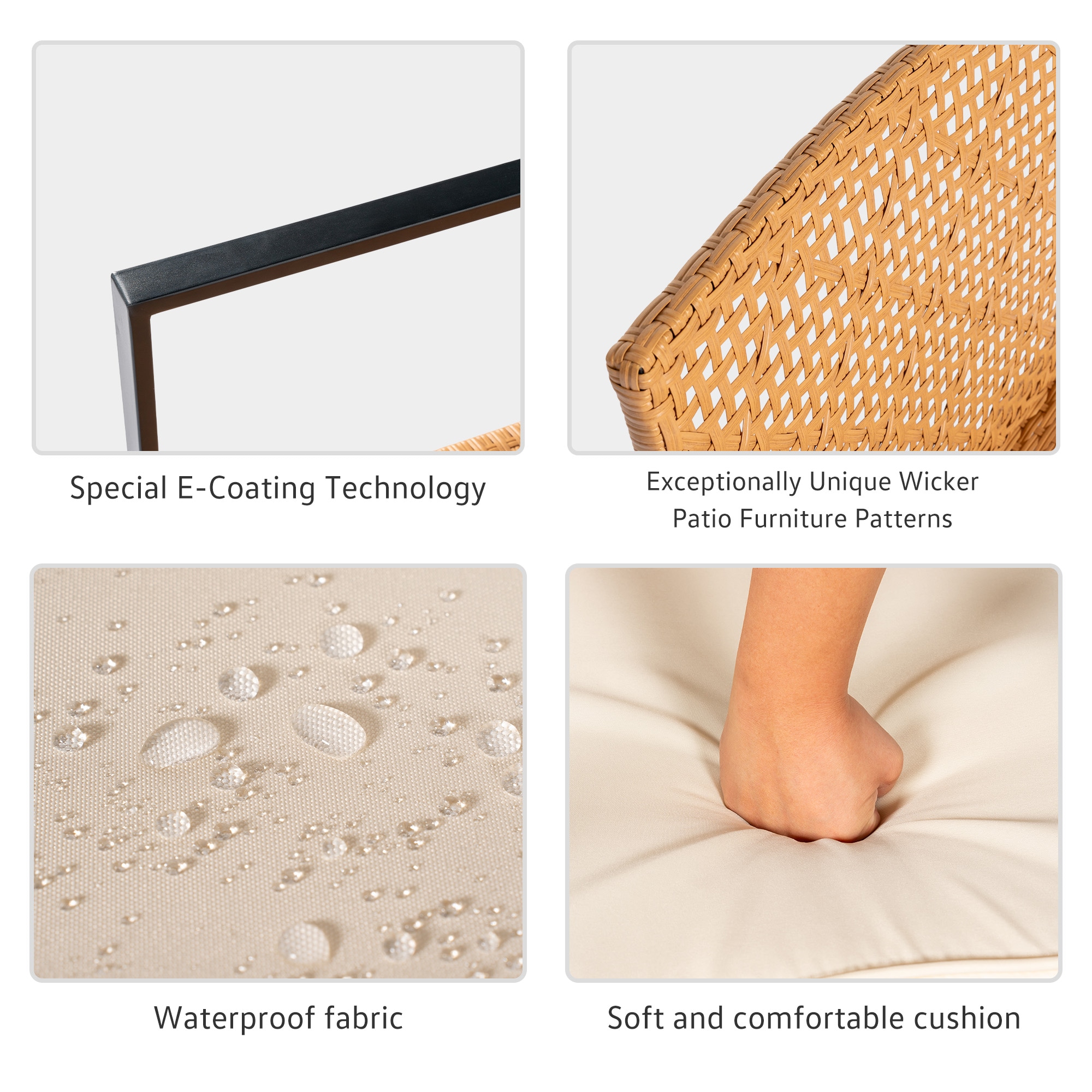 Grearden ZHNF140-BG Patio-Conversation-Sets - View #5