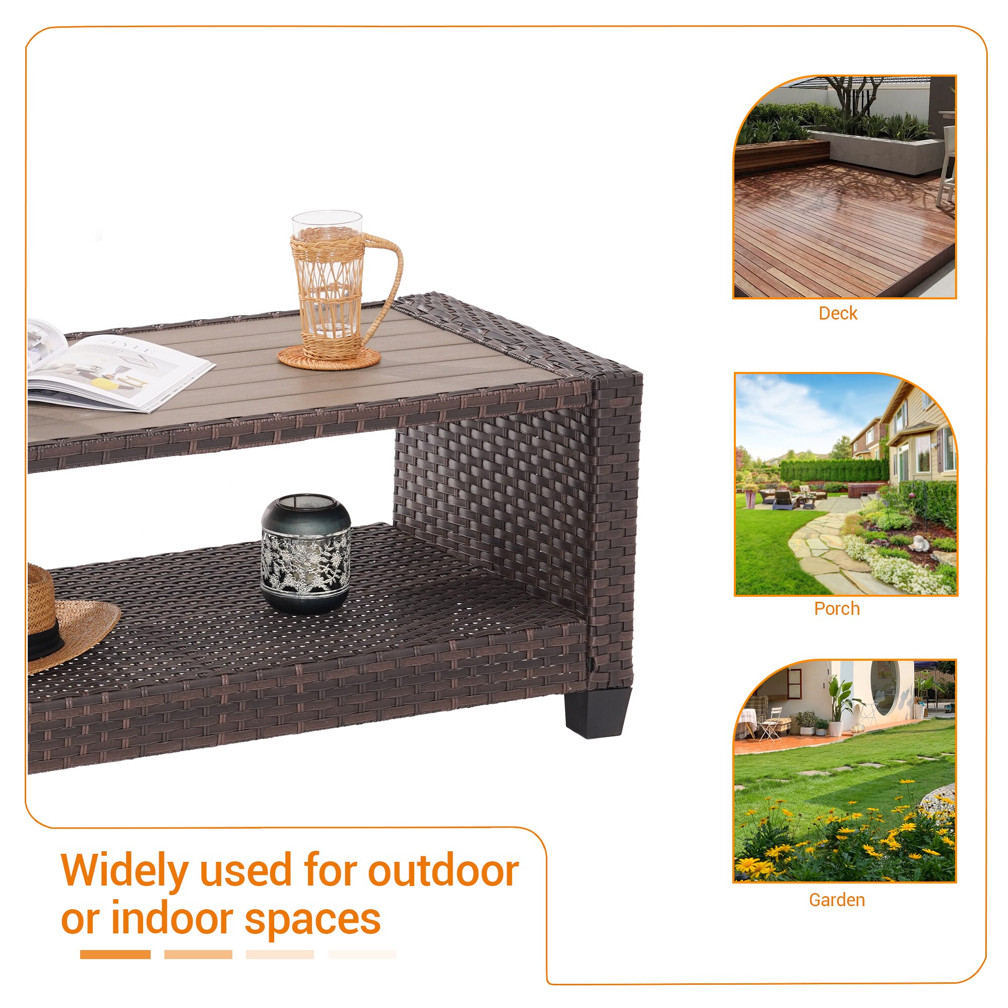 Sonkuki SD-ET-115T1-BN Patio-Tables - View #5