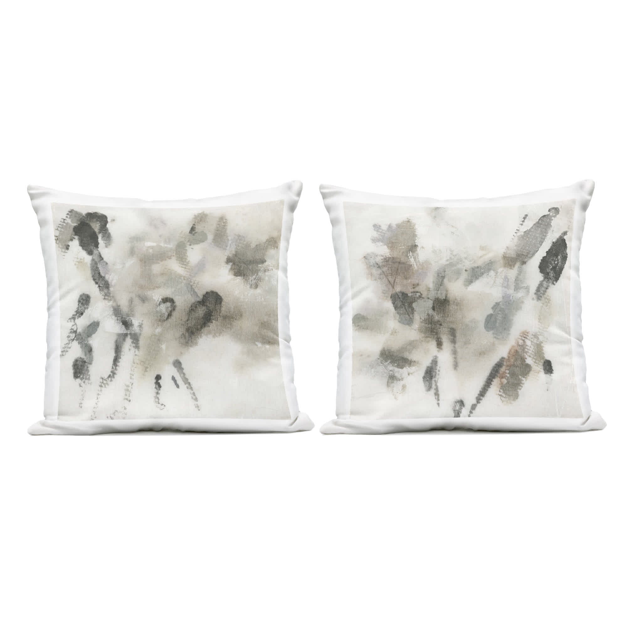 Stupell Industries 199425918936 Neutral Soft Embers 2 Piece Outdoor Printed Pillow Setdesign by June Erica Vess 18 x 18