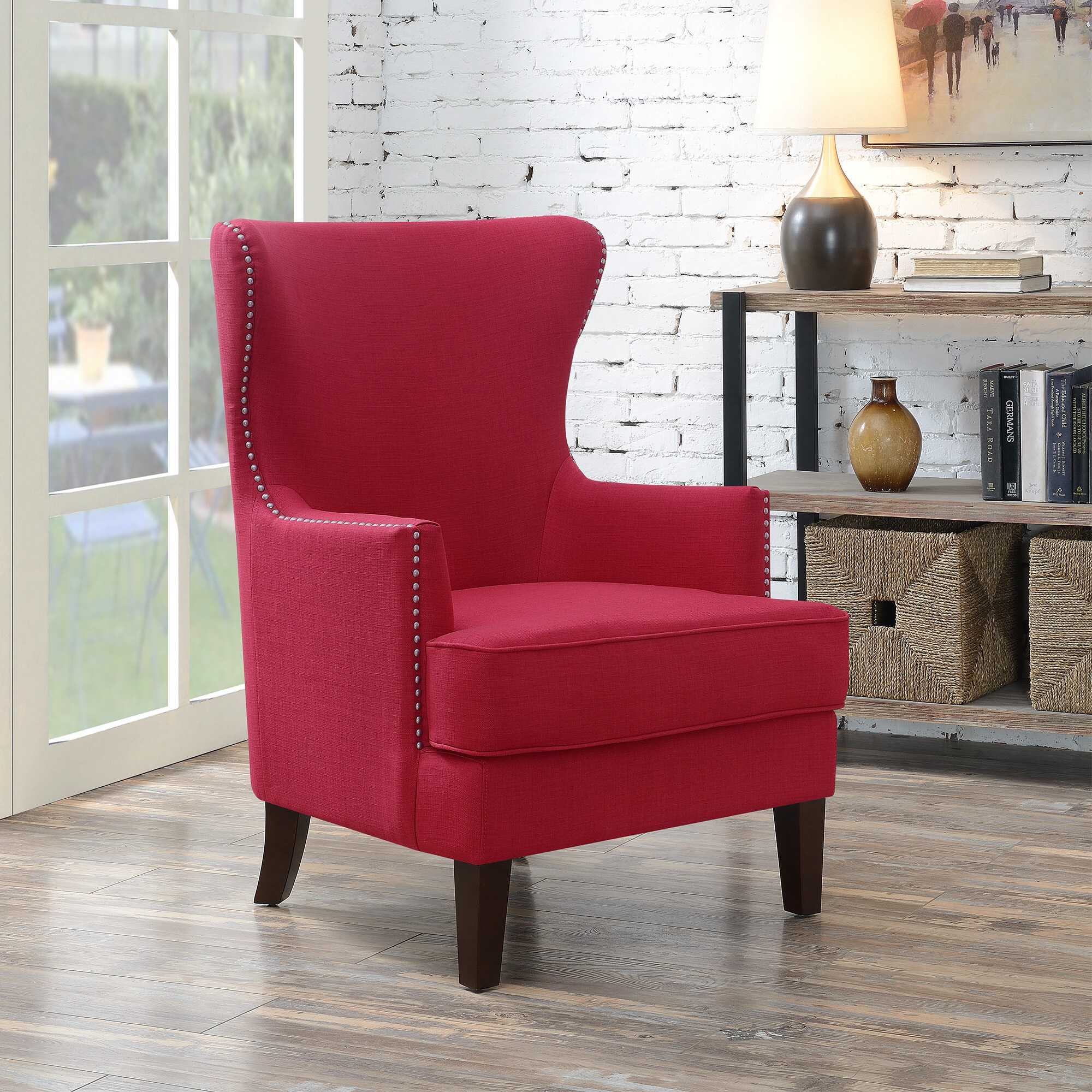 Cavender wingback store chair