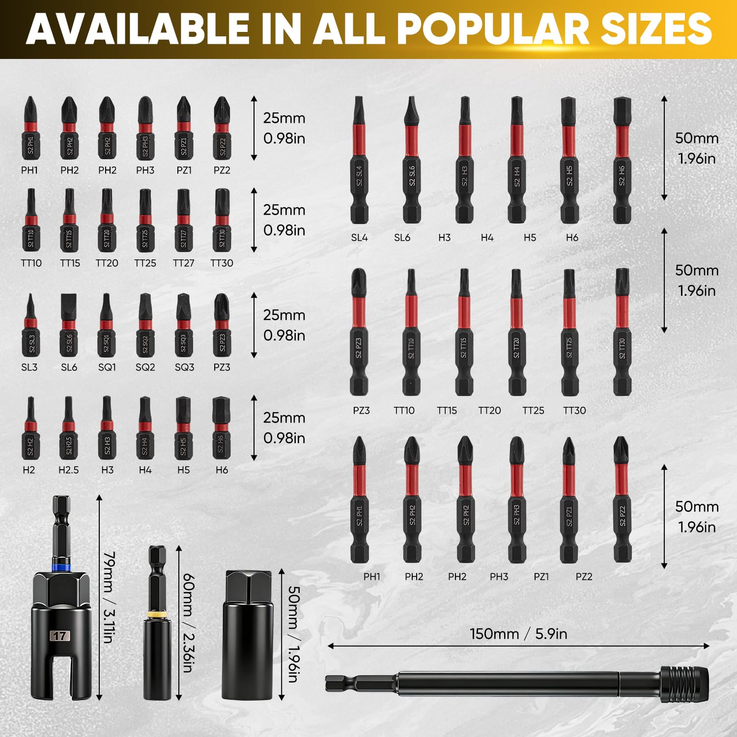 Adrinfly LAD0813D428 Nut-Driver-Sets - View #3