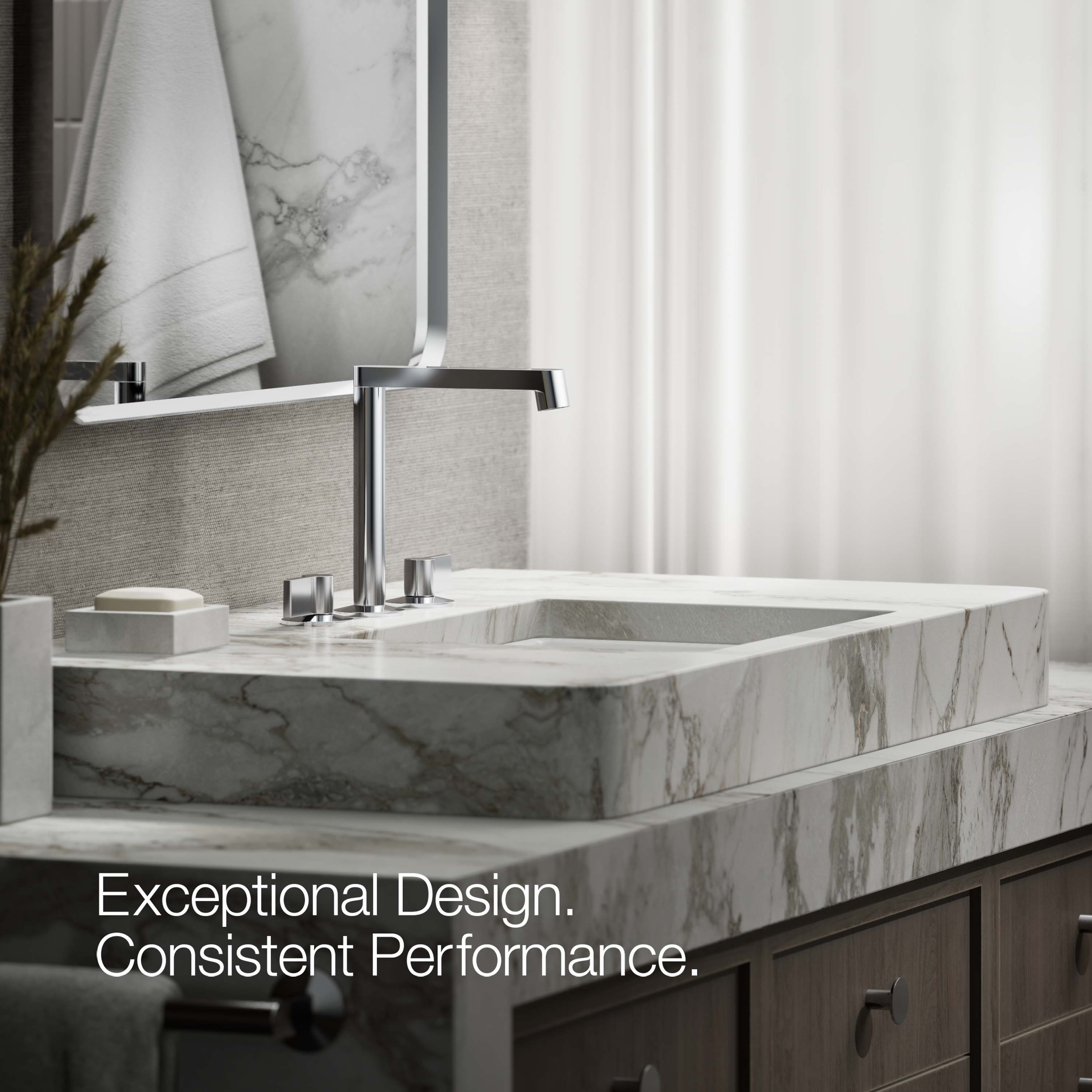 KOHLER K-77969-CP Lavatory-Faucets - View #3