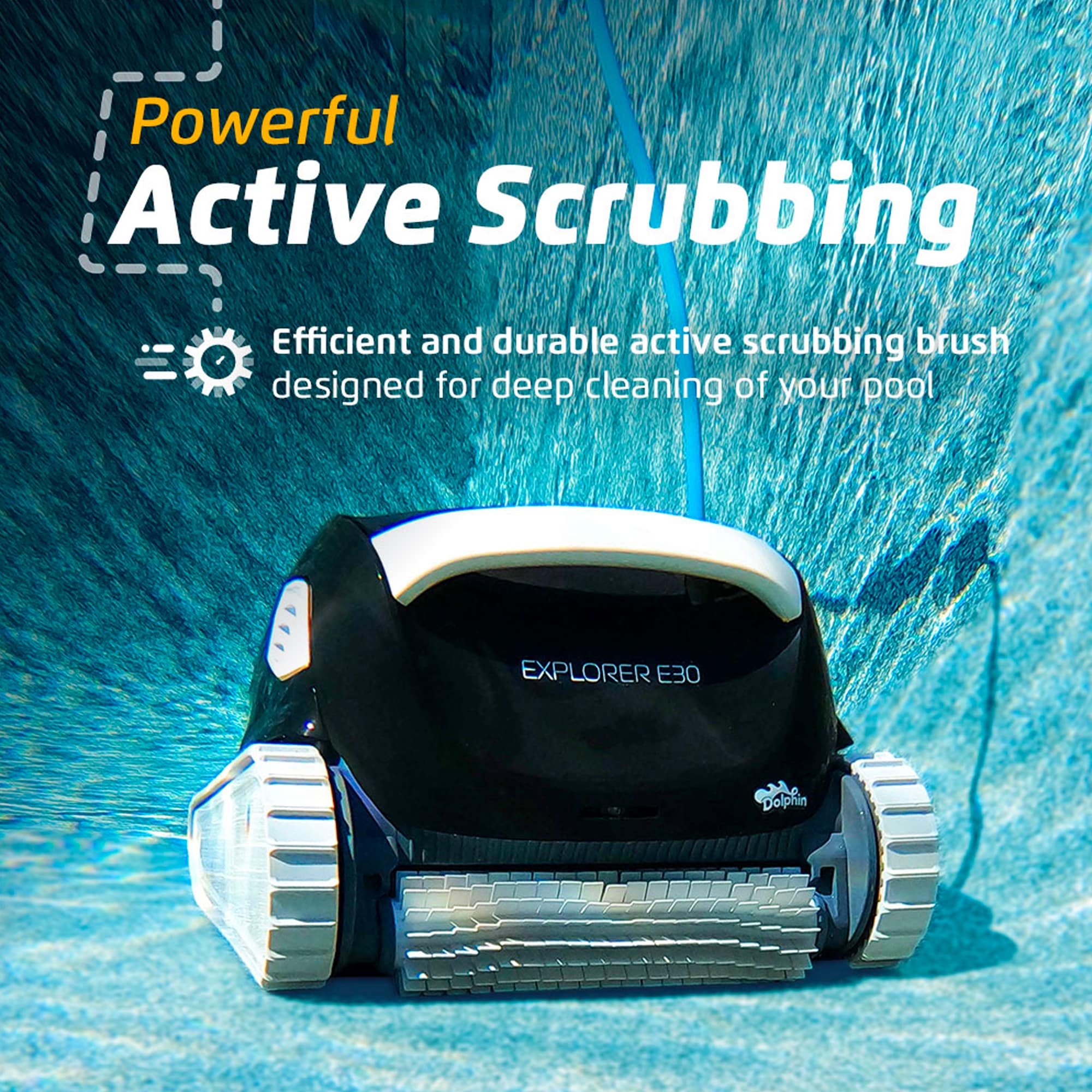 Dolphin Nautilus CC Plus Robotic Pool Vacuum Cleaner with Wi-Fi Control & Caddy